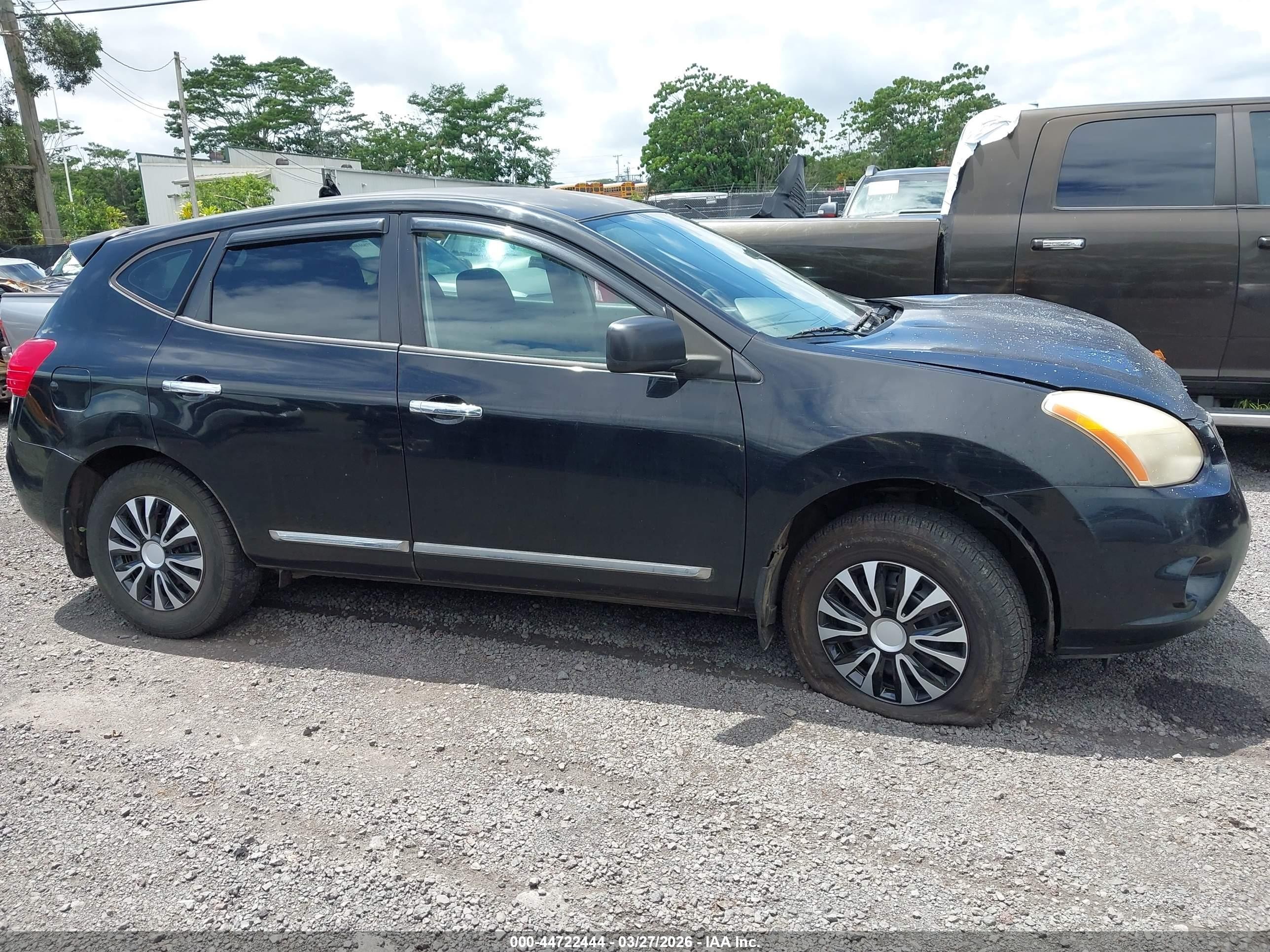 2011 Nissan Rogue S Black vin: JN8AS5MV2BW256002