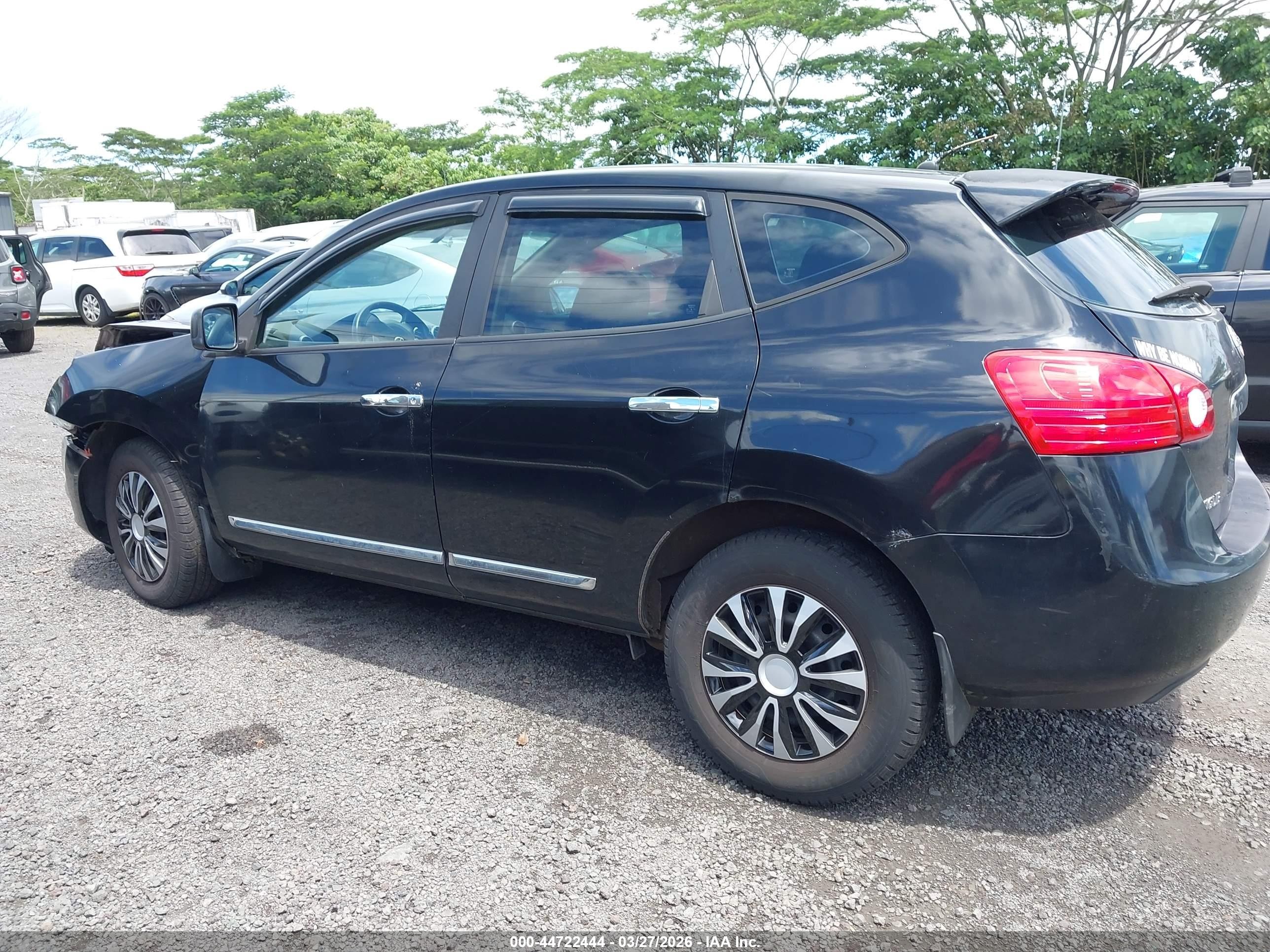 2011 Nissan Rogue S Black vin: JN8AS5MV2BW256002