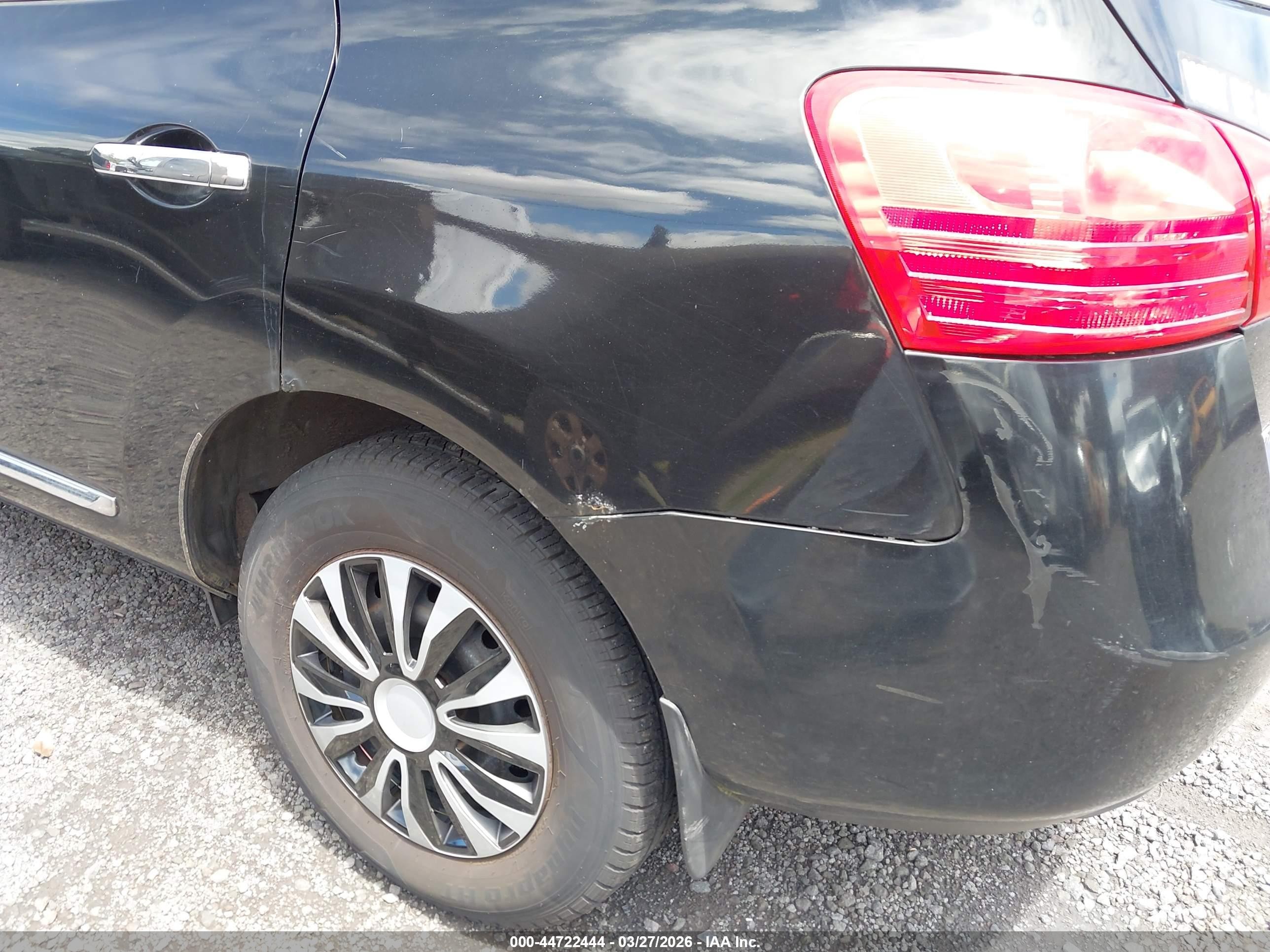 2011 Nissan Rogue S Black vin: JN8AS5MV2BW256002