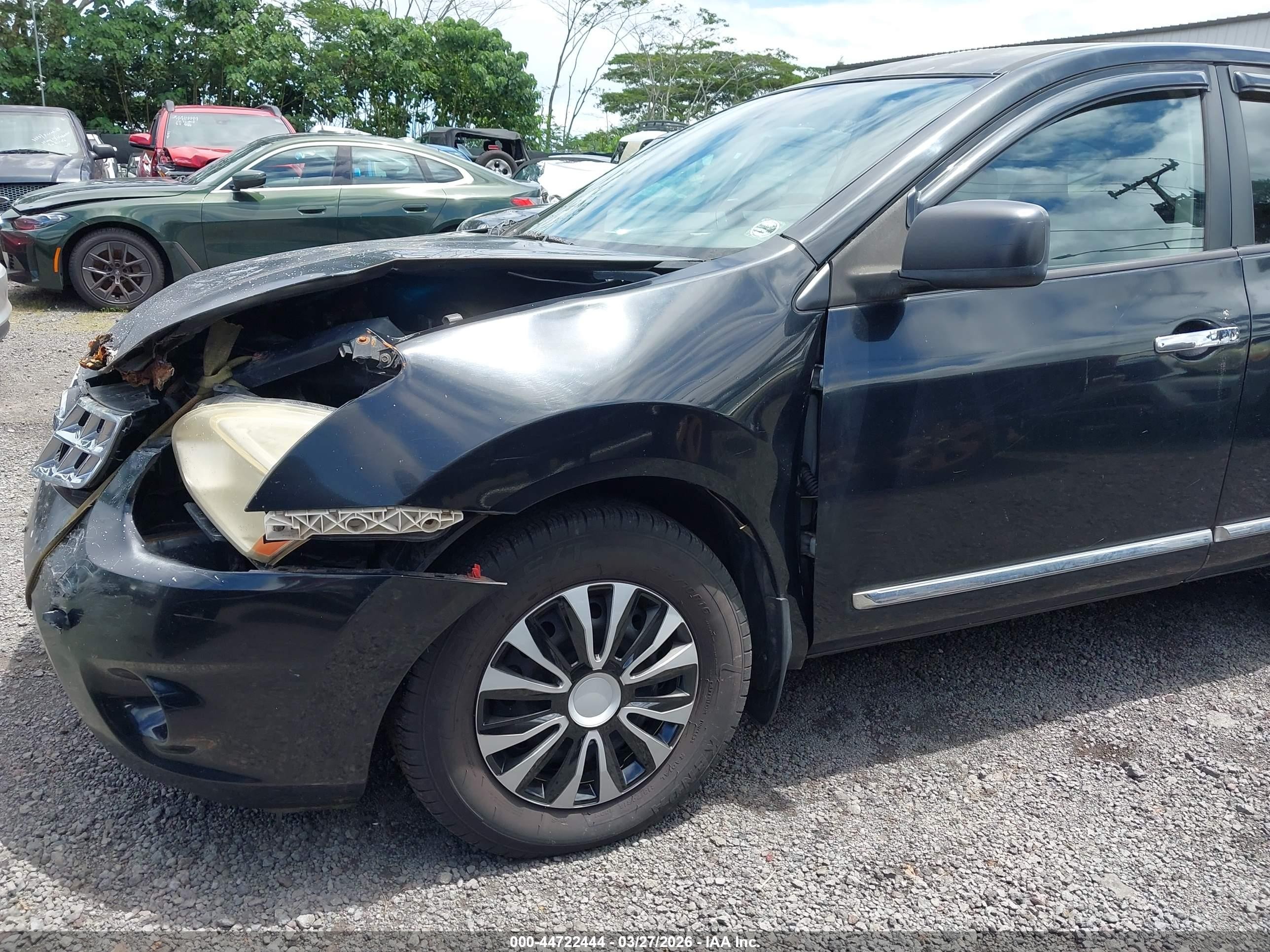 2011 Nissan Rogue S Black vin: JN8AS5MV2BW256002