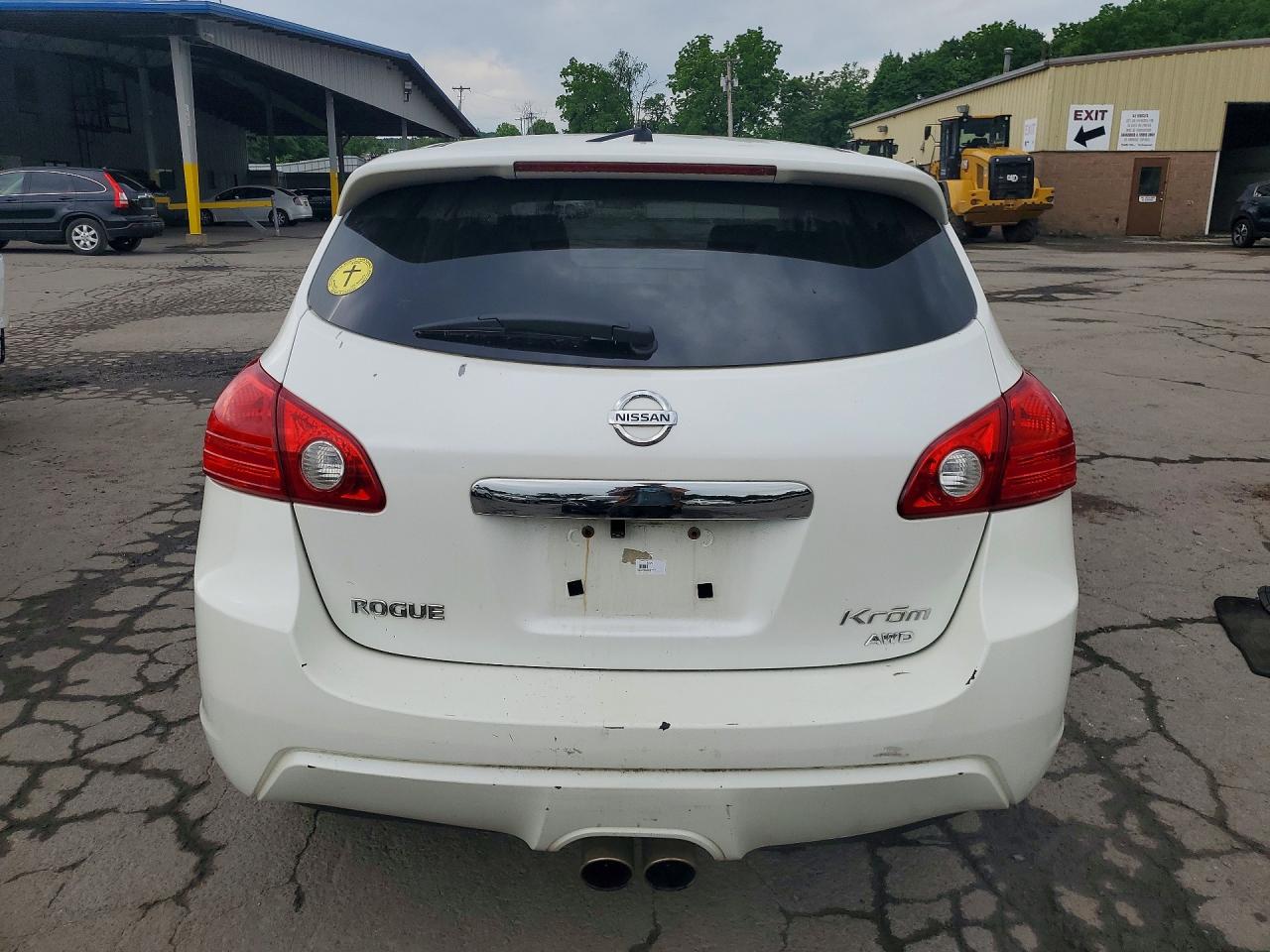 2011 Nissan Rogue S/sv/krom Белый vin: JN8AS5MV2BW259238