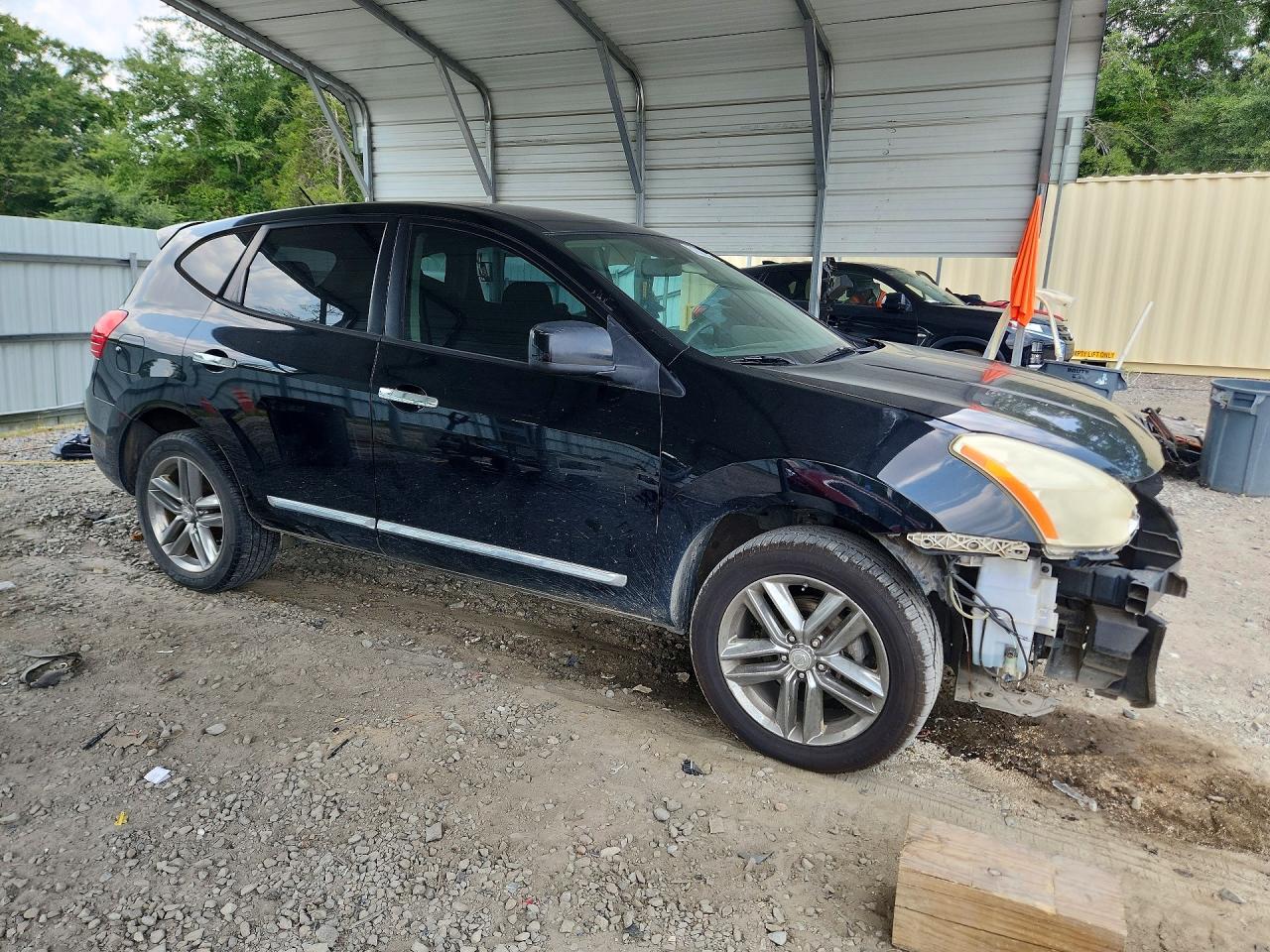 2011 Nissan Rogue S Black vin: JN8AS5MV2BW267016