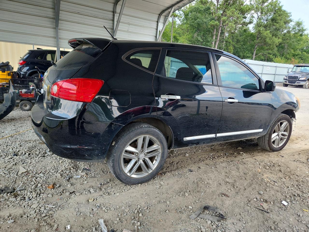 2011 Nissan Rogue S Black vin: JN8AS5MV2BW267016