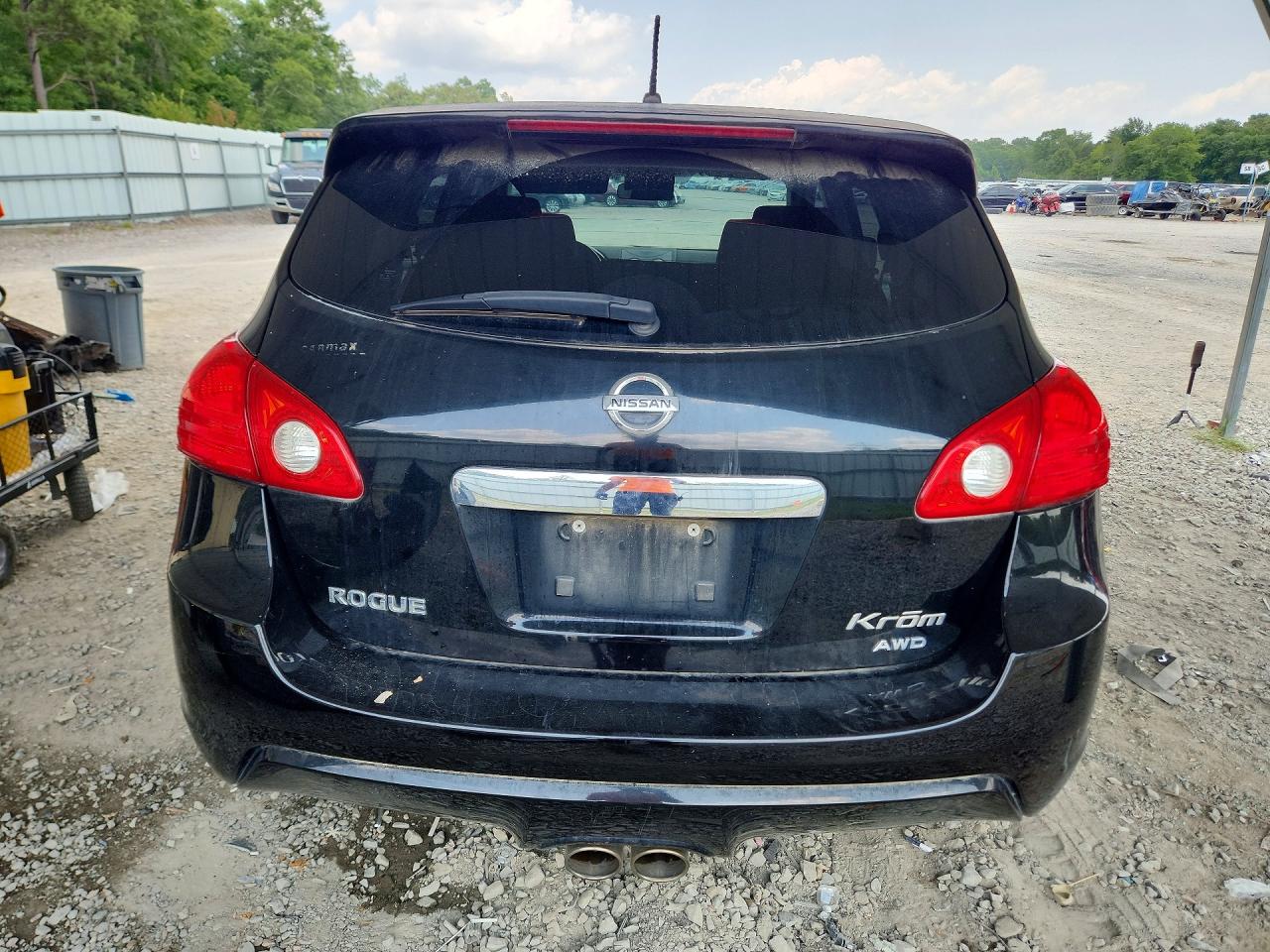 2011 Nissan Rogue S Black vin: JN8AS5MV2BW267016