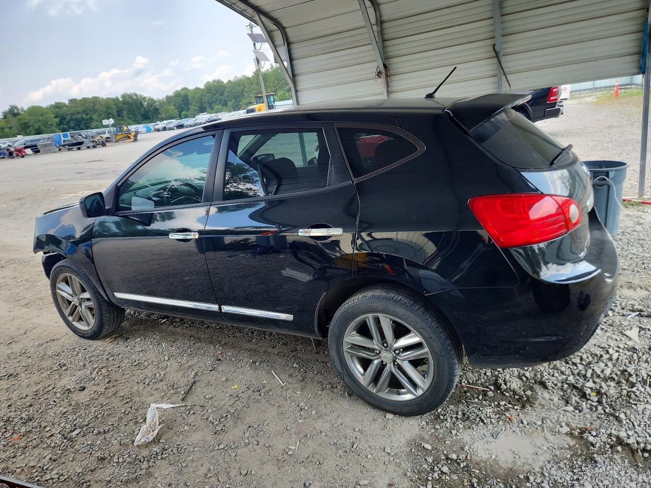 2011 Nissan Rogue S Black vin: JN8AS5MV2BW267016