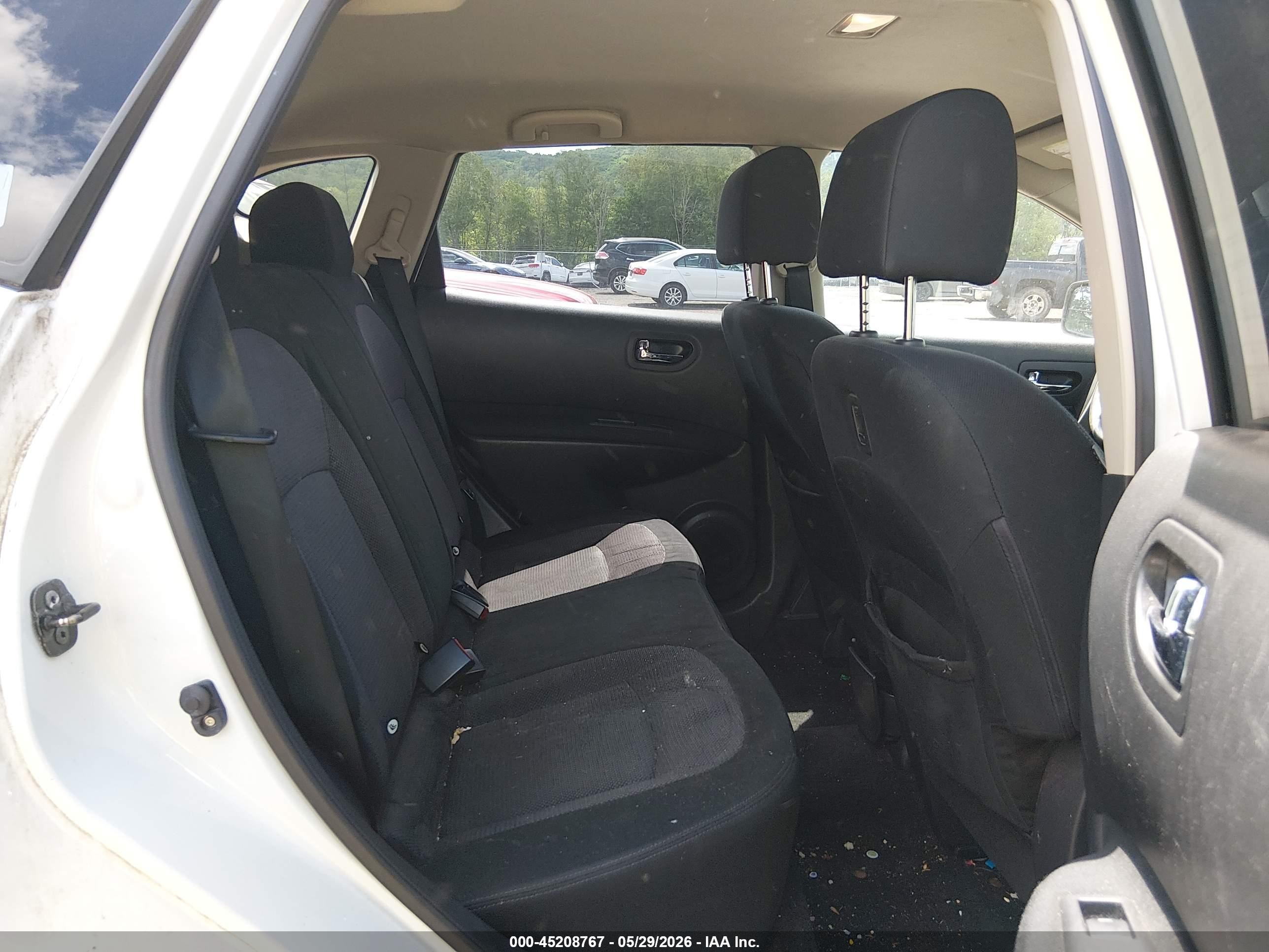 2011 Nissan Rogue Sv White vin: JN8AS5MV2BW268540