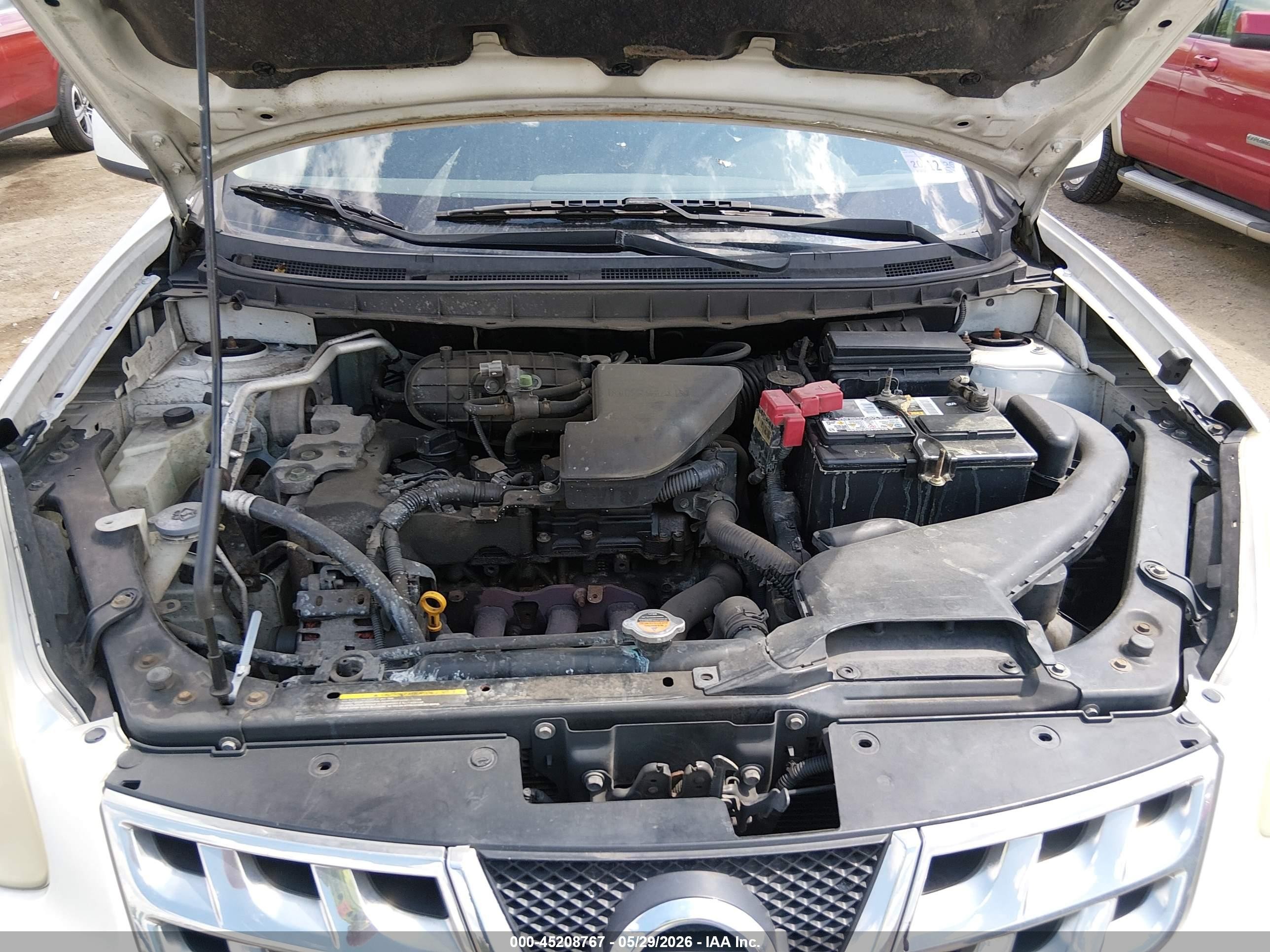 2011 Nissan Rogue Sv White vin: JN8AS5MV2BW268540