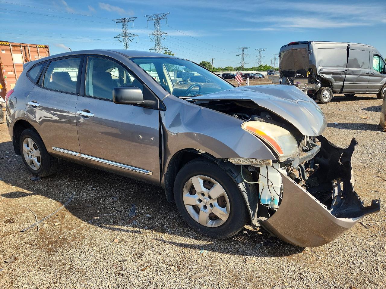 2011 Nissan Rogue S Коричневый vin: JN8AS5MV2BW269073