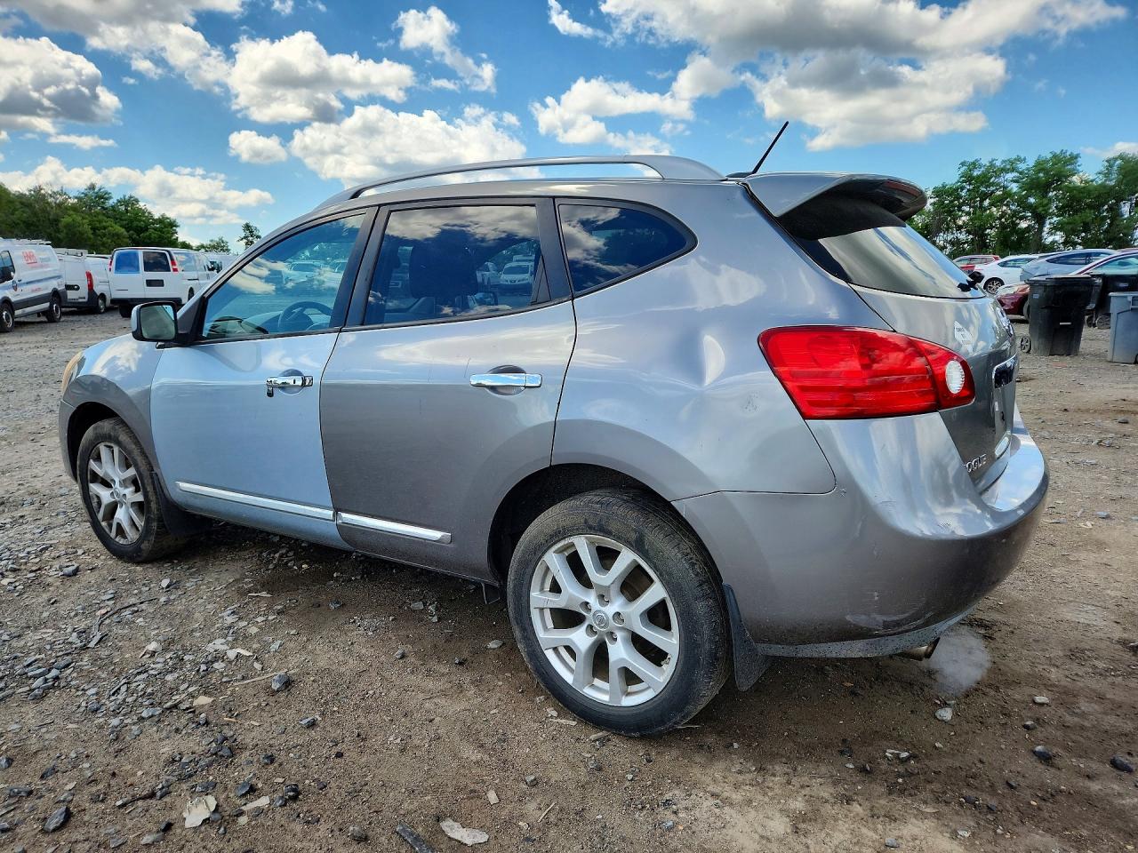 2011 Nissan Rogue S Серый vin: JN8AS5MV2BW270336