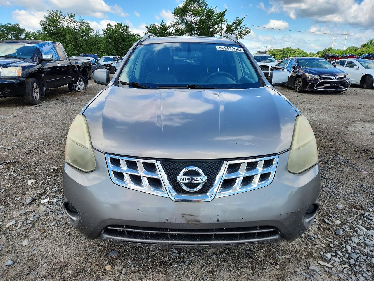 2011 Nissan Rogue S Серый vin: JN8AS5MV2BW270336