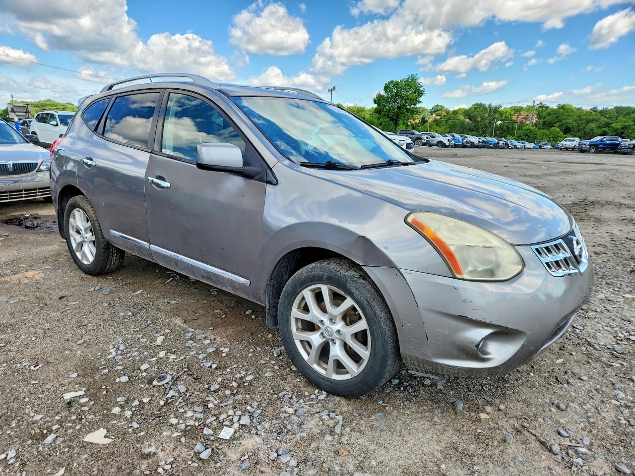 2011 Nissan Rogue S Серый vin: JN8AS5MV2BW270336