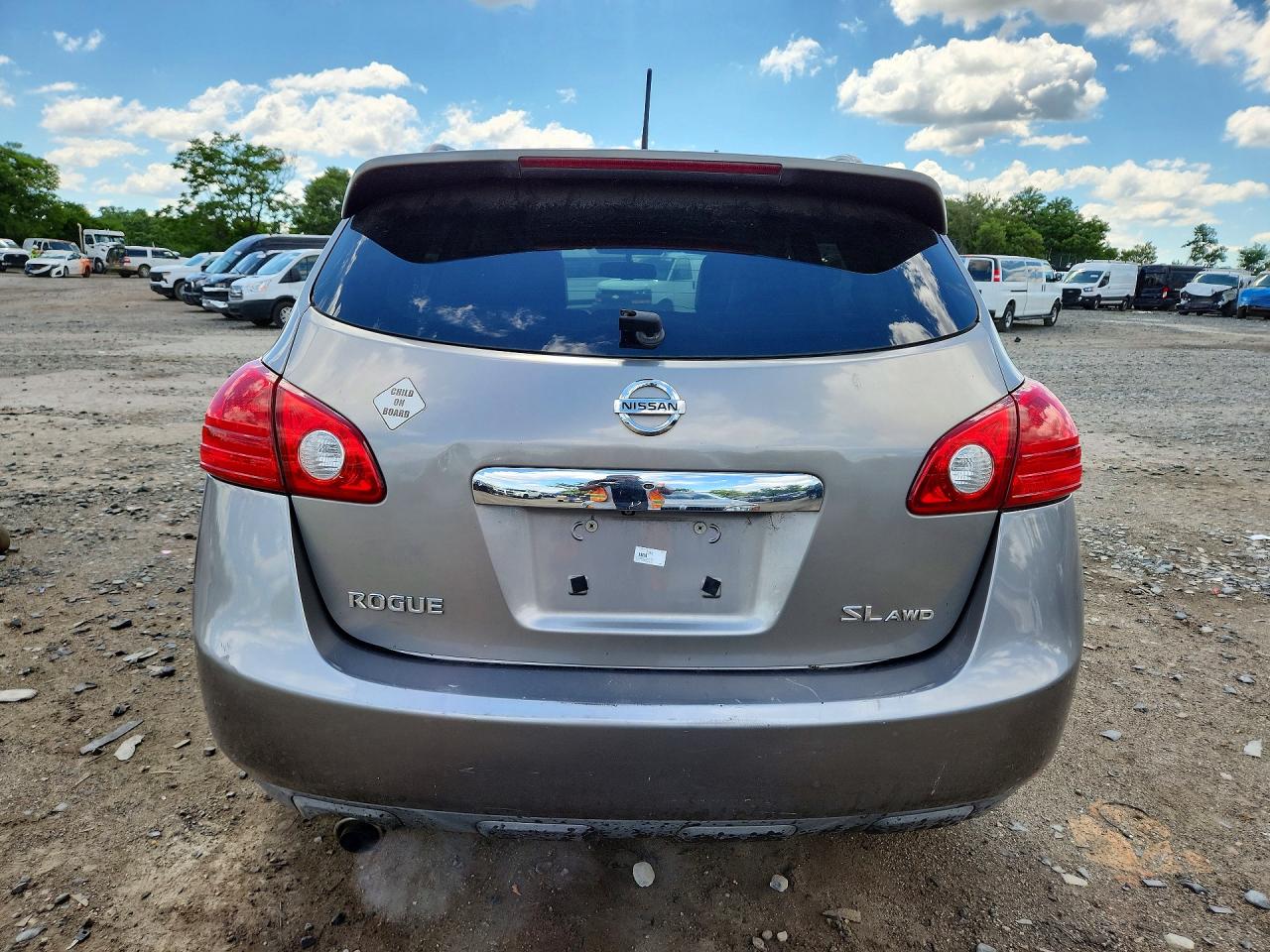 2011 Nissan Rogue S Серый vin: JN8AS5MV2BW270336