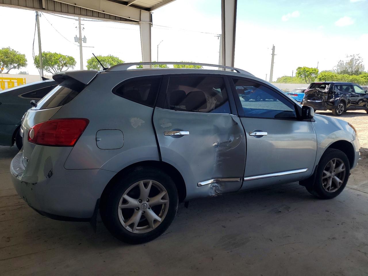 2011 Nissan Rogue S/sv/krom Серебряный vin: JN8AS5MV2BW270448