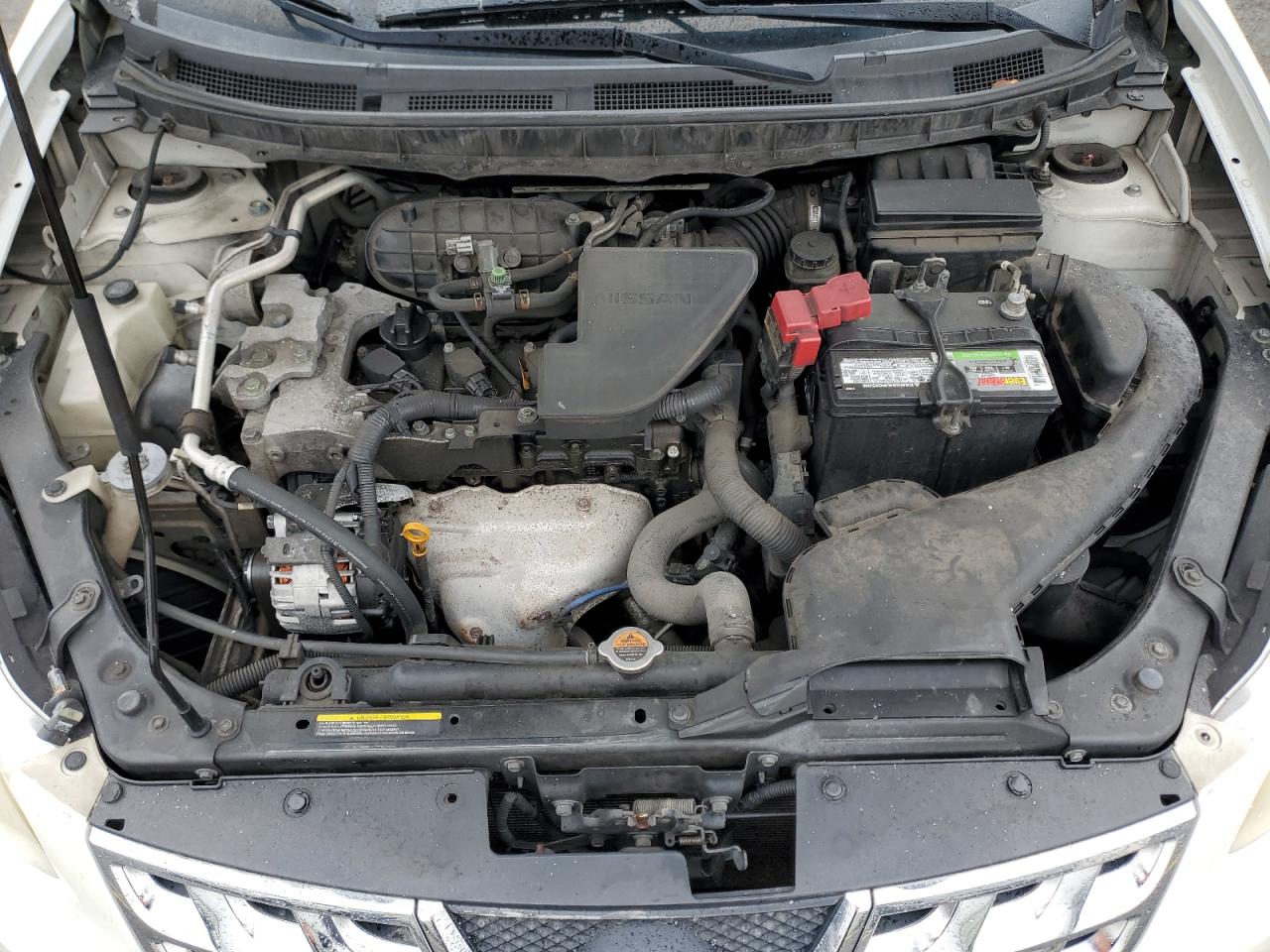 2011 Nissan Rogue S White vin: JN8AS5MV2BW277559