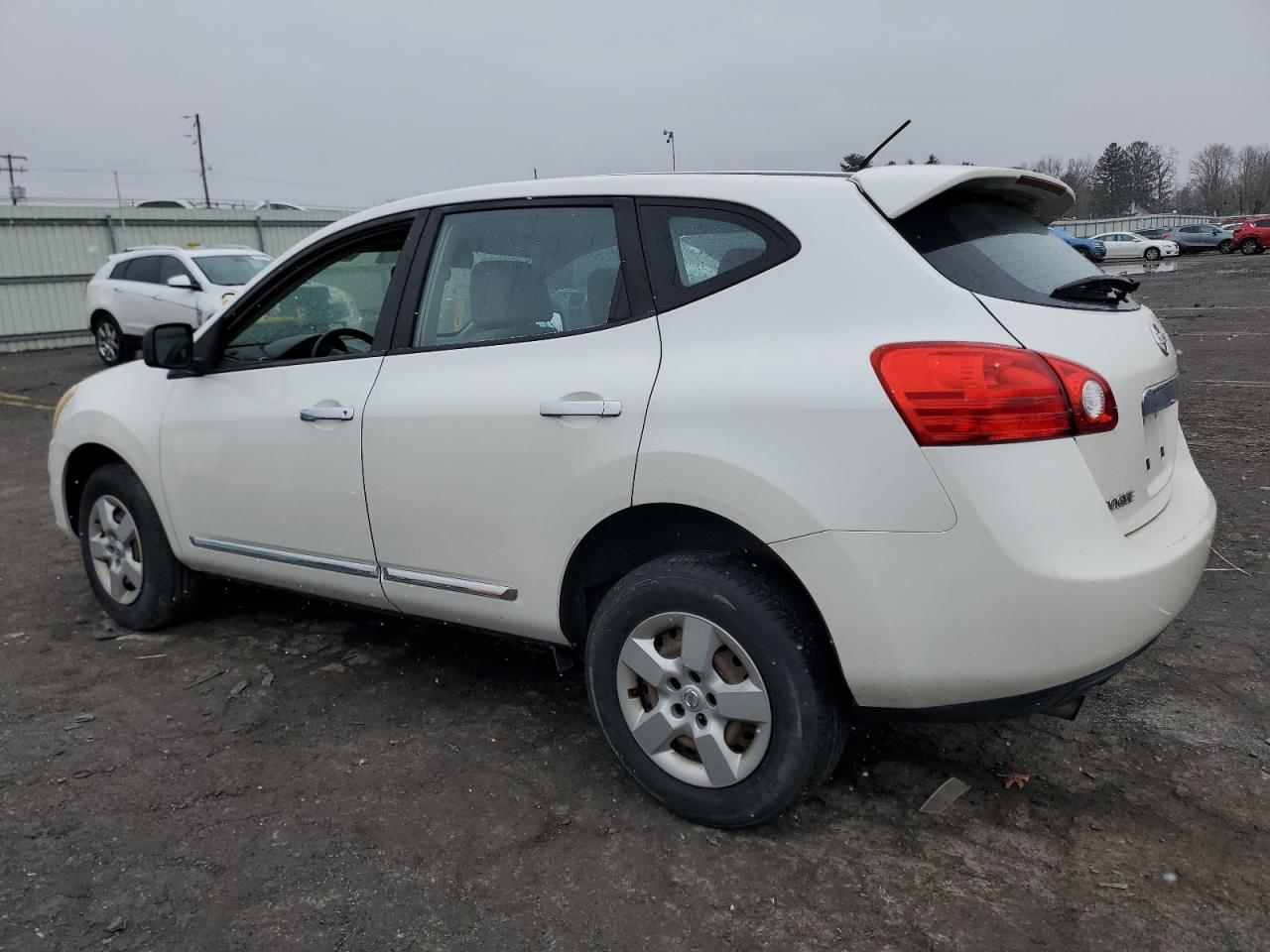 2011 Nissan Rogue S White vin: JN8AS5MV2BW277559