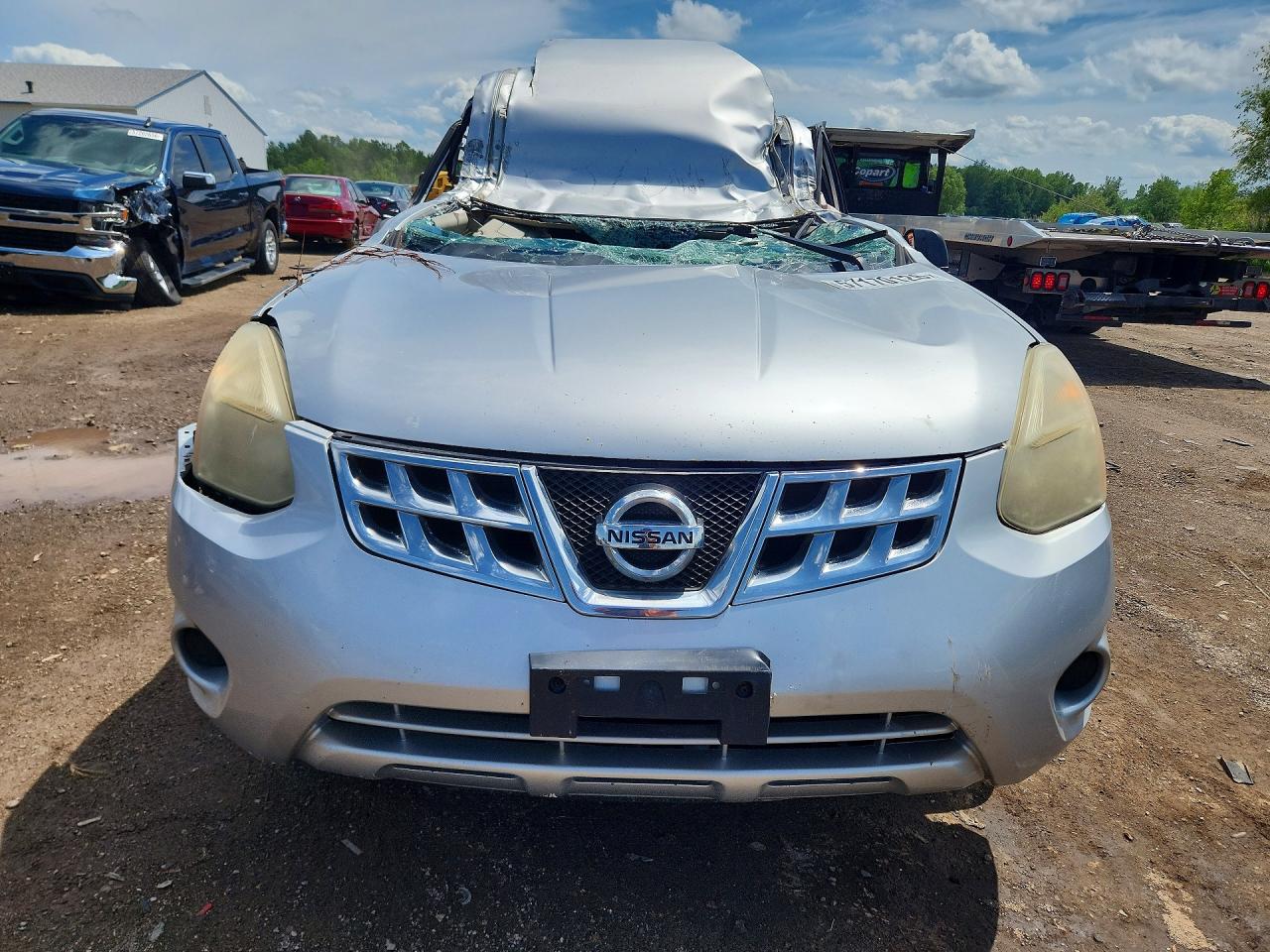 2011 Nissan Rogue S Silver vin: JN8AS5MV2BW278291