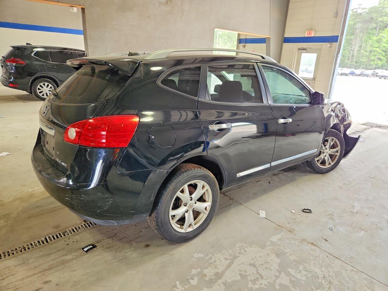 2011 Nissan Rogue S Black vin: JN8AS5MV2BW282163