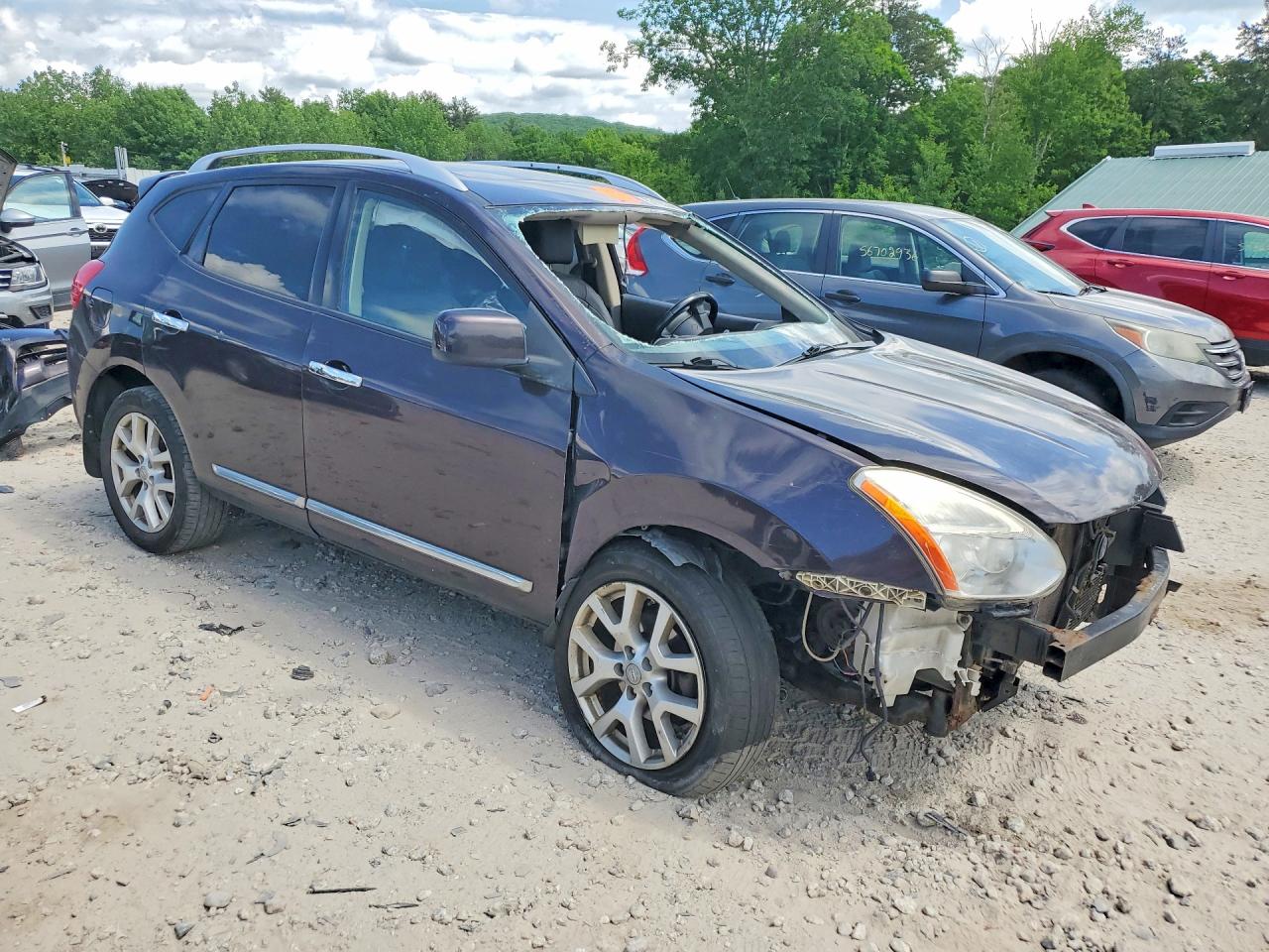 2011 Nissan Rogue S Purple vin: JN8AS5MV2BW284480
