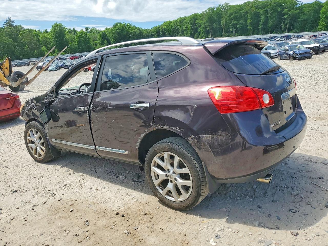 2011 Nissan Rogue S Purple vin: JN8AS5MV2BW284480