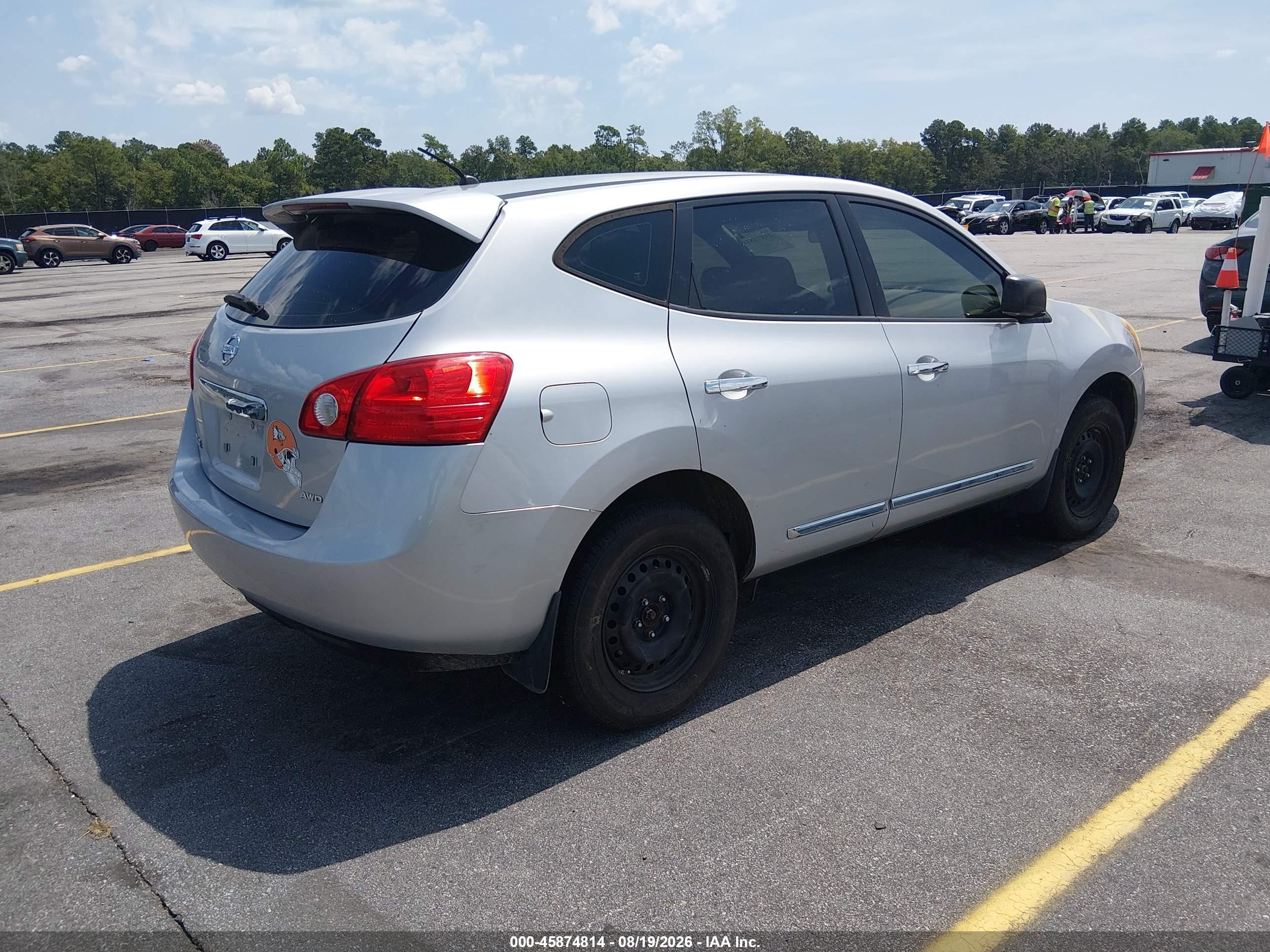 2011 Nissan Rogue S Silver vin: JN8AS5MV2BW292188