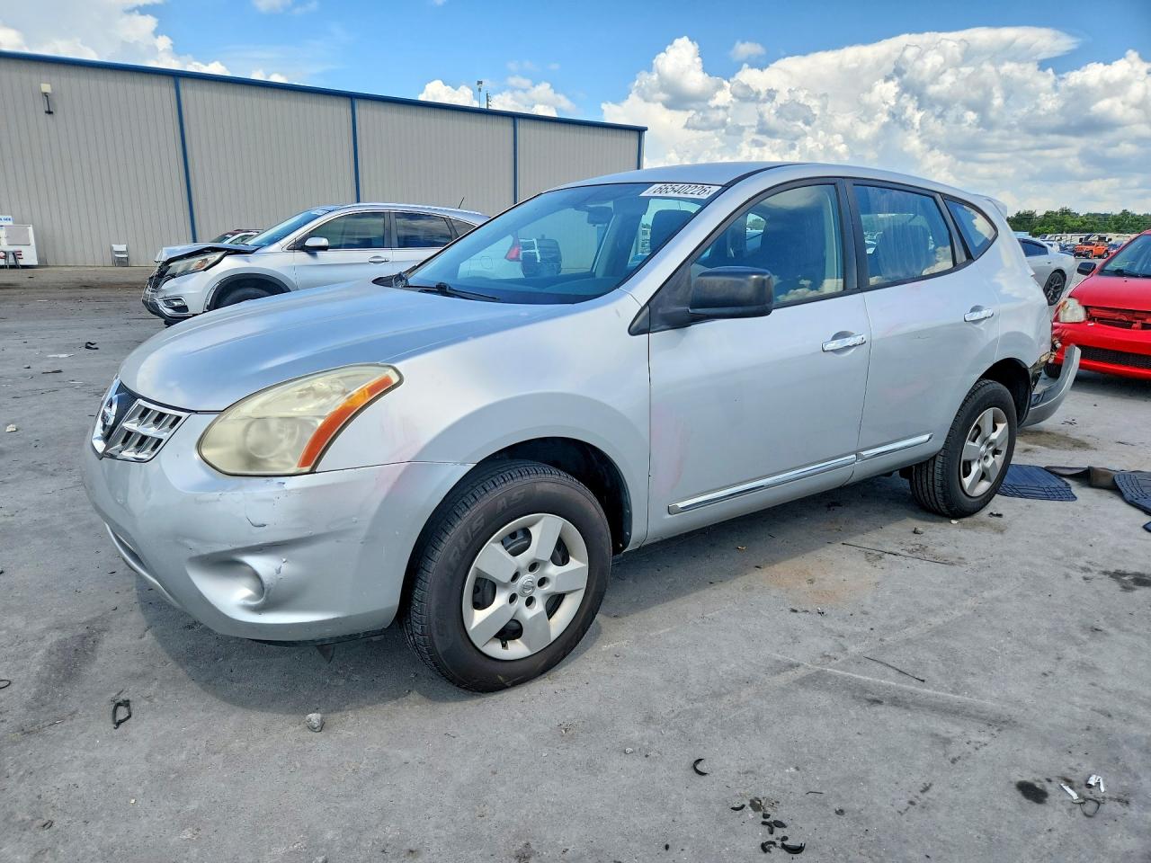 2011 Nissan Rogue S Silver vin: JN8AS5MV2BW293468