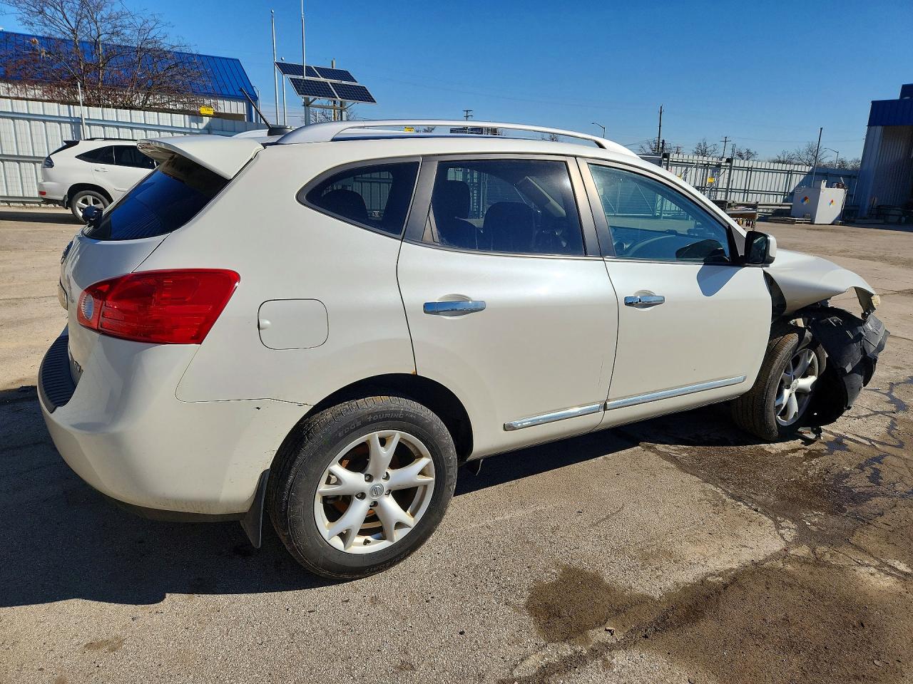 2011 Nissan Rogue S White vin: JN8AS5MV2BW294104