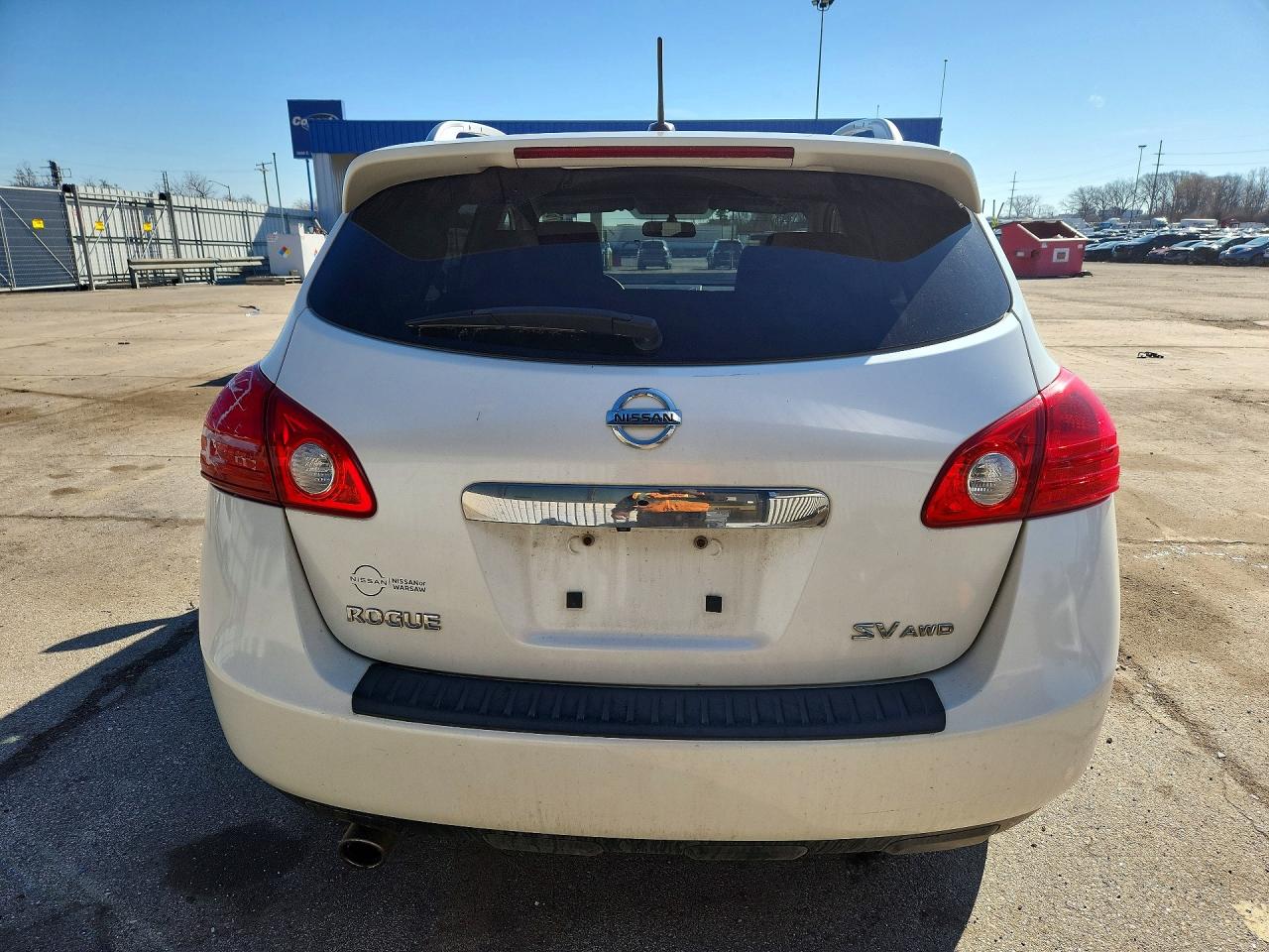 2011 Nissan Rogue S White vin: JN8AS5MV2BW294104