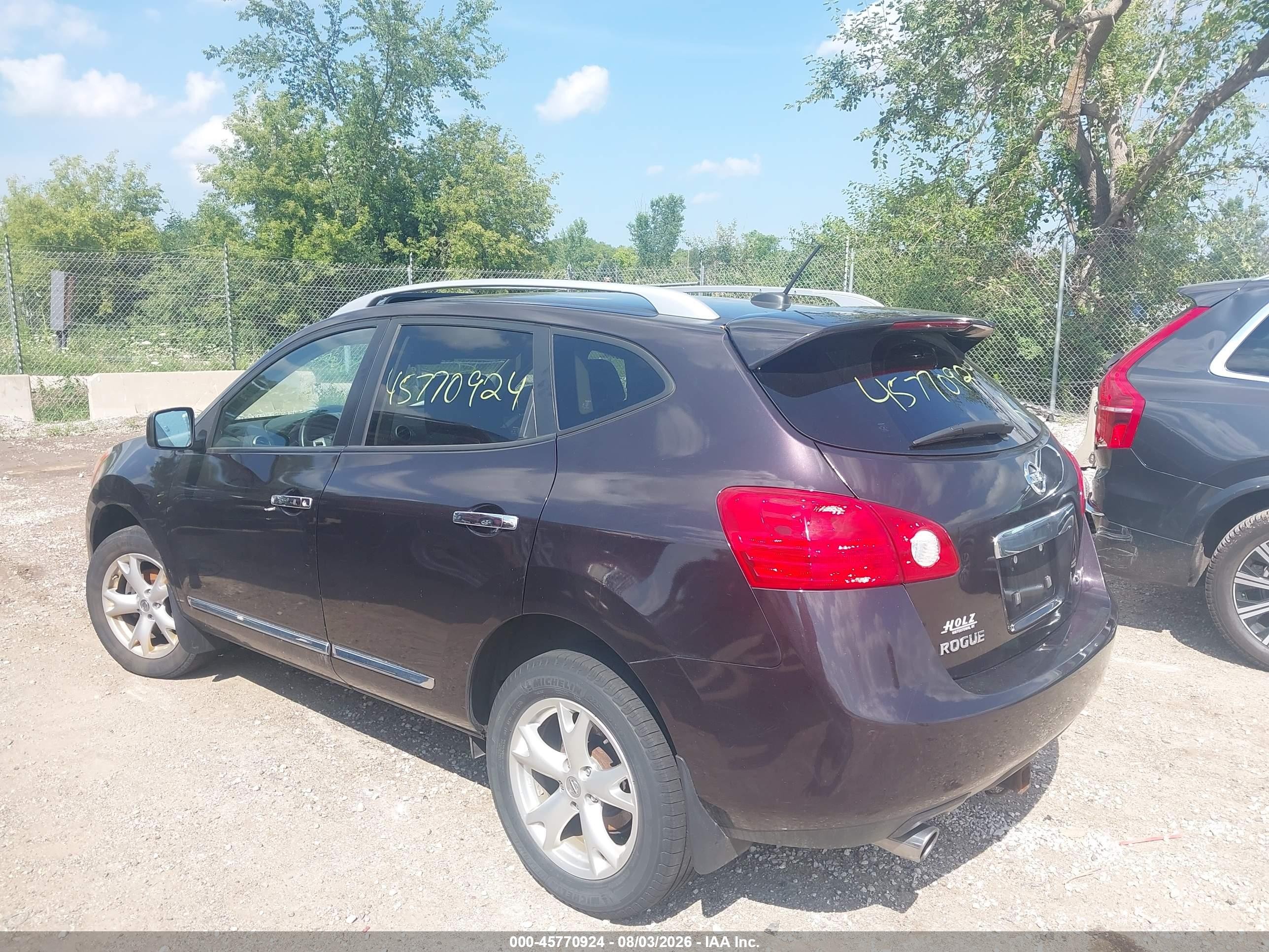 2011 Nissan Rogue Sv Black vin: JN8AS5MV2BW297780