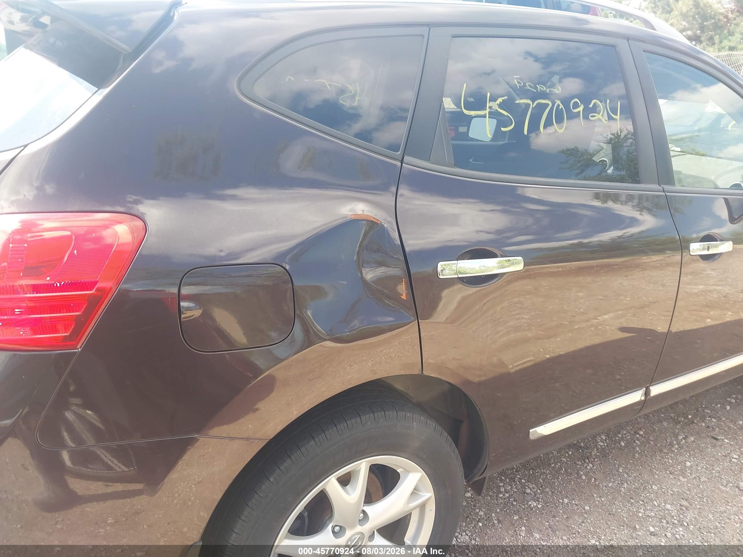 2011 Nissan Rogue Sv Black vin: JN8AS5MV2BW297780