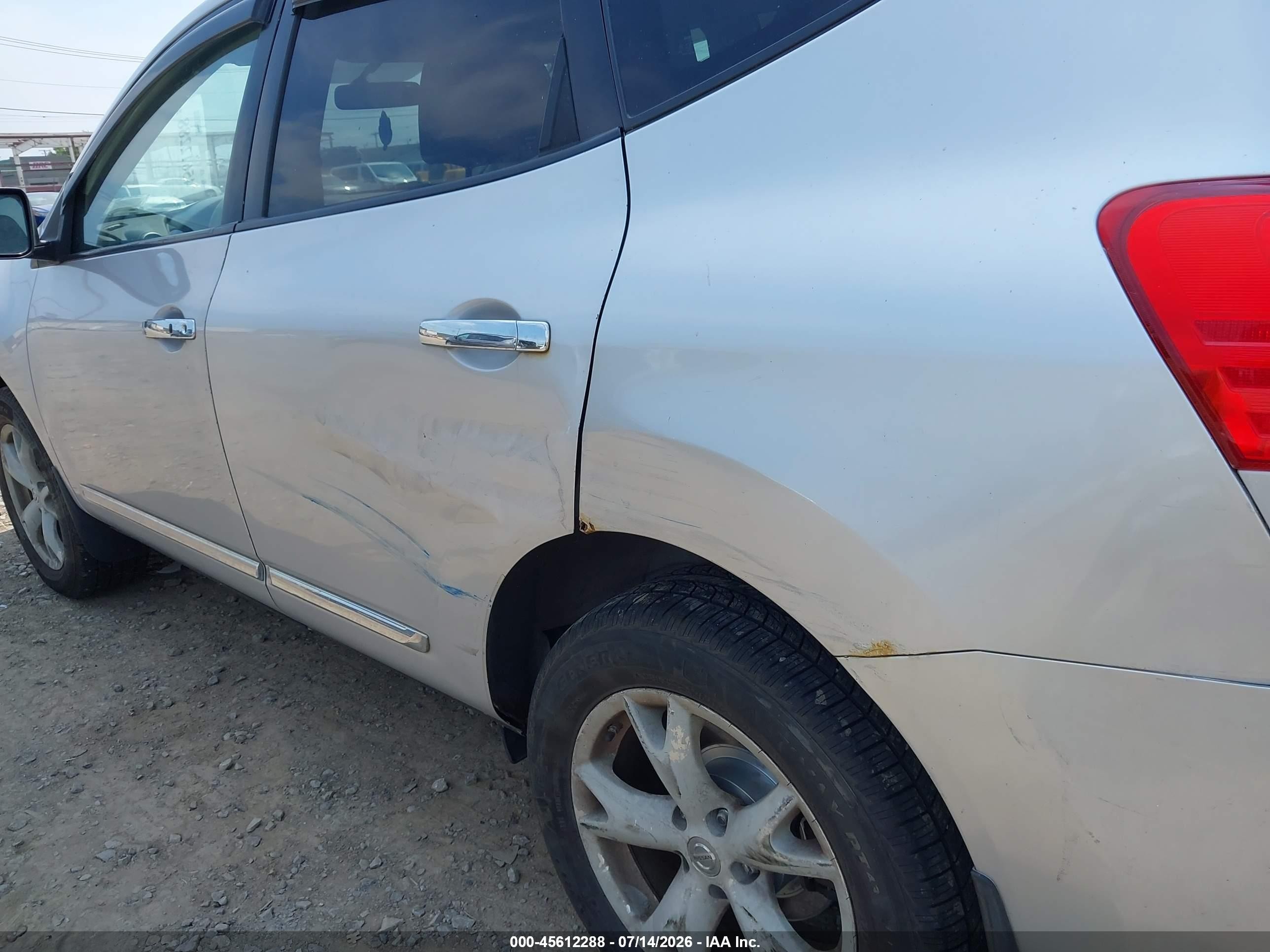 2011 Nissan Rogue Sv Silver vin: JN8AS5MV2BW314531