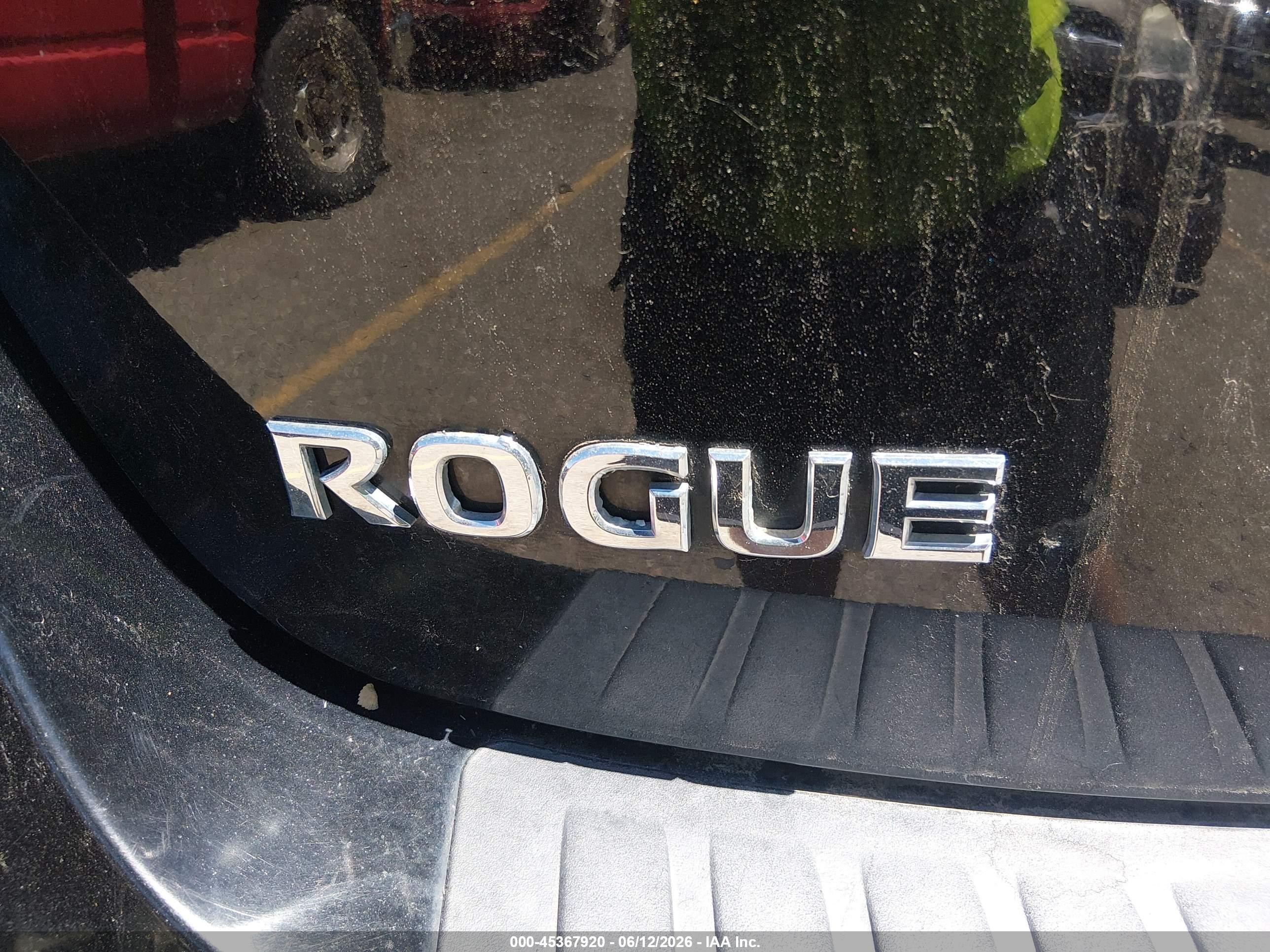 2011 Nissan Rogue S Black vin: JN8AS5MV2BW660501