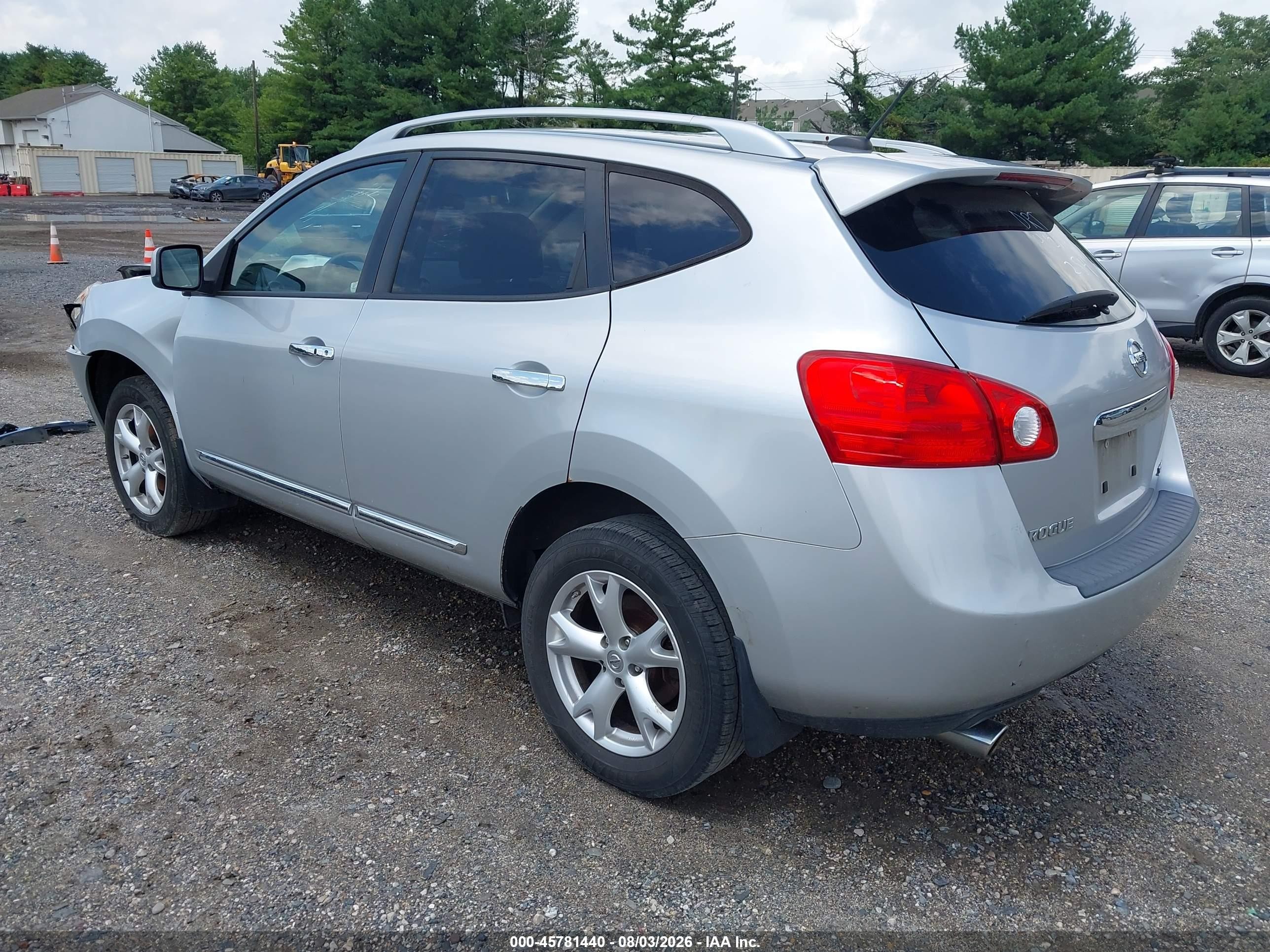 2011 Nissan Rogue Sv Silver vin: JN8AS5MV2BW676598