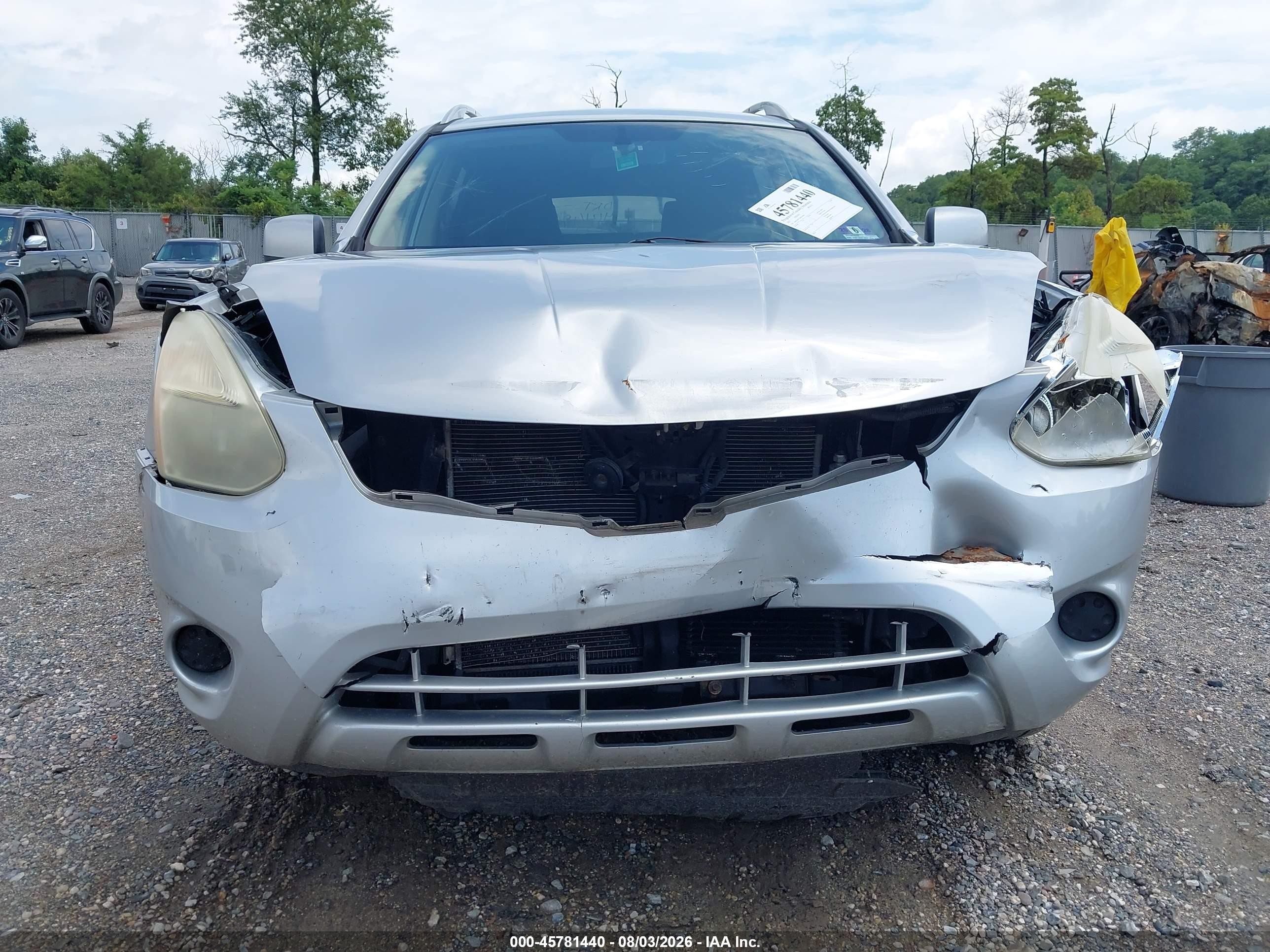 2011 Nissan Rogue Sv Silver vin: JN8AS5MV2BW676598