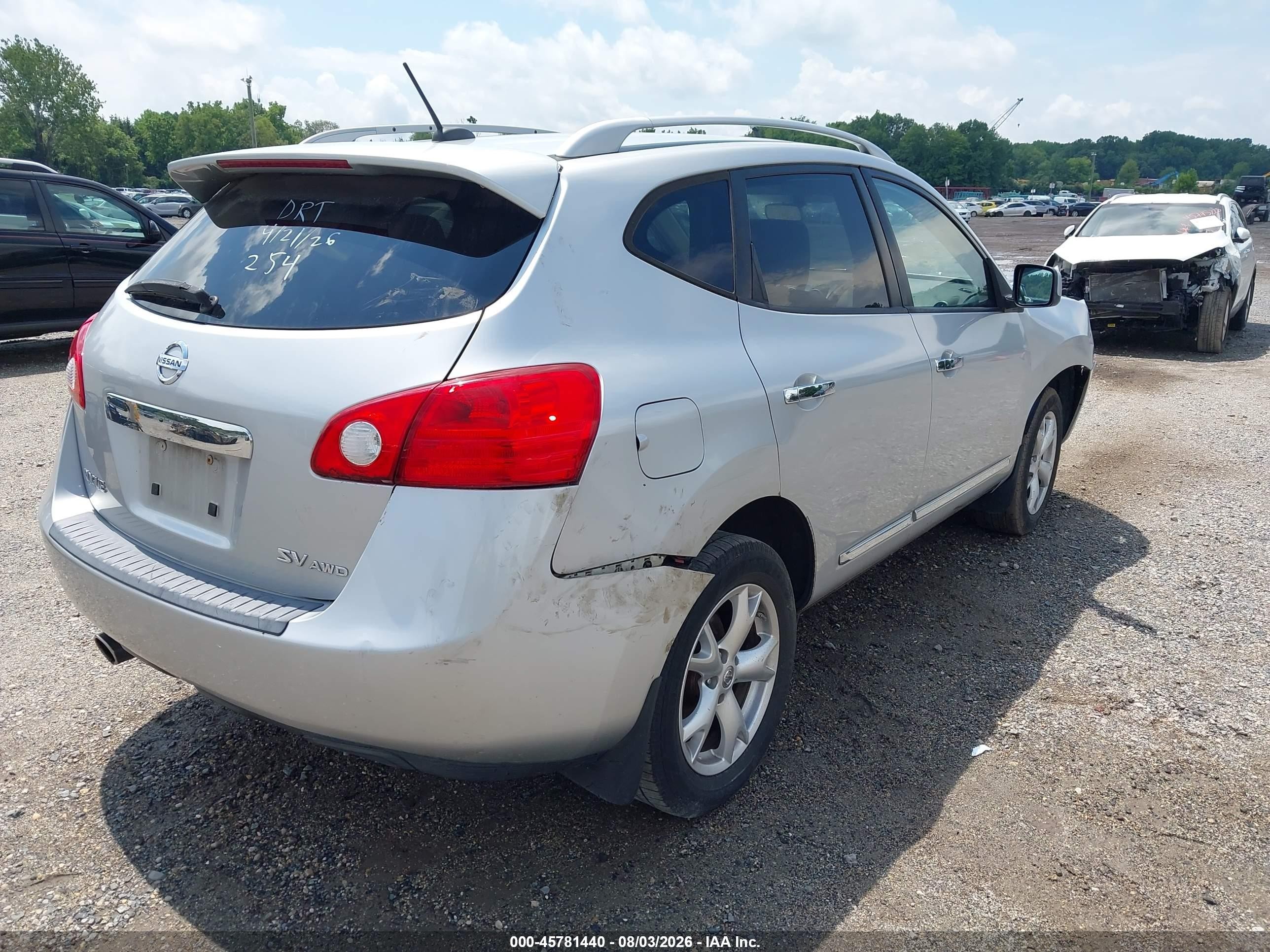 2011 Nissan Rogue Sv Silver vin: JN8AS5MV2BW676598