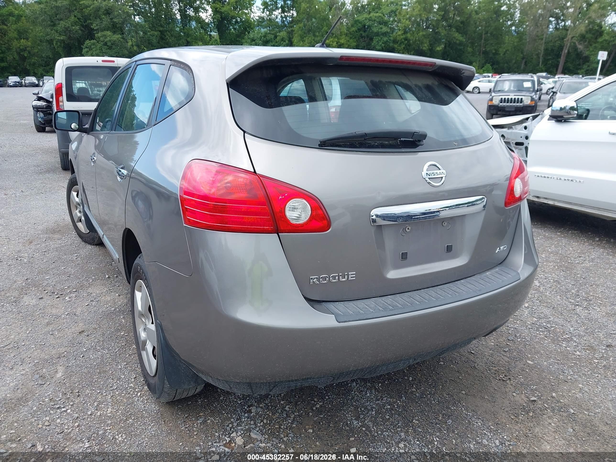 2011 Nissan Rogue S Gray vin: JN8AS5MV2BW680957