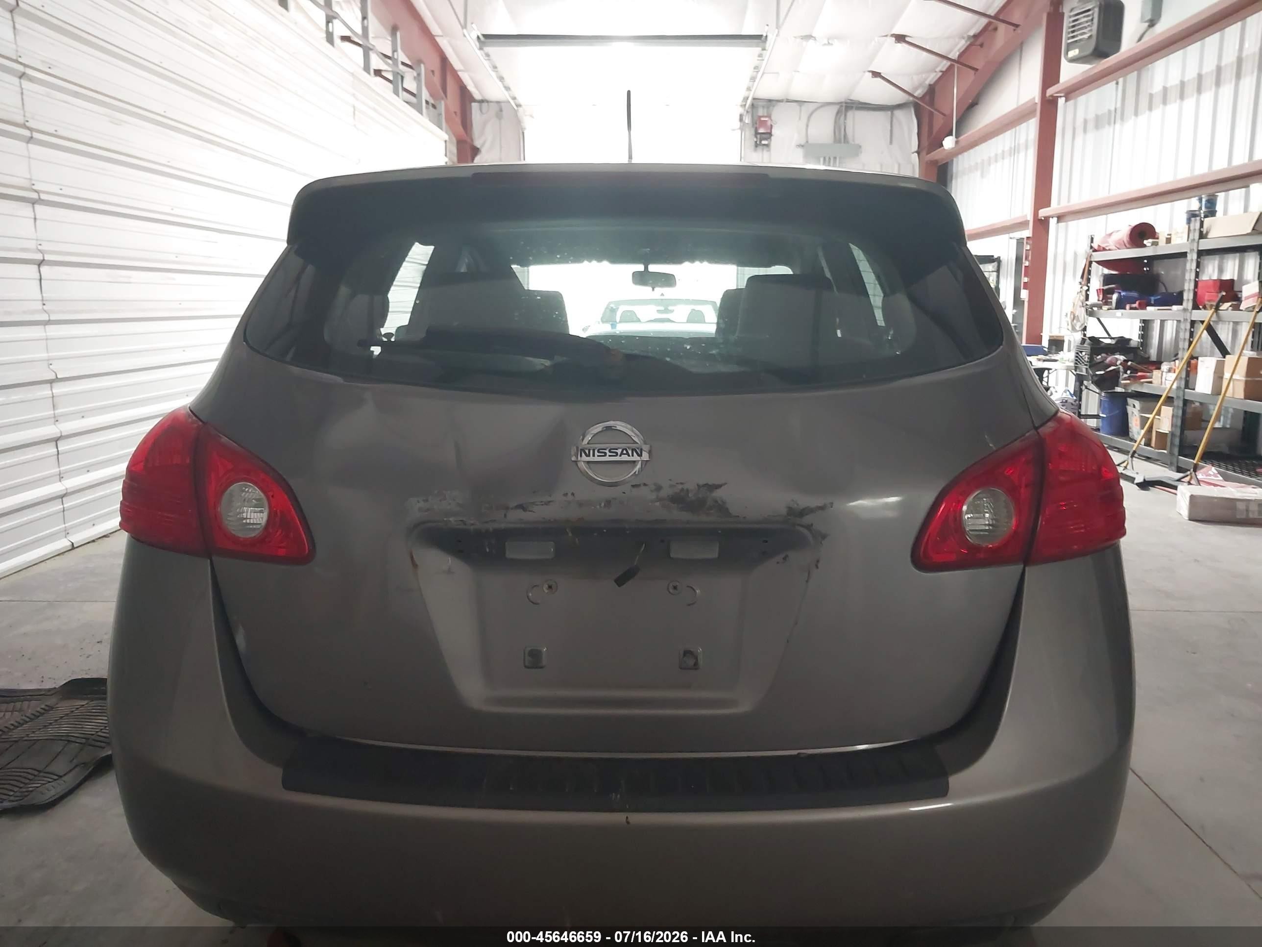 2011 Nissan Rogue S Gray vin: JN8AS5MV2BW686077