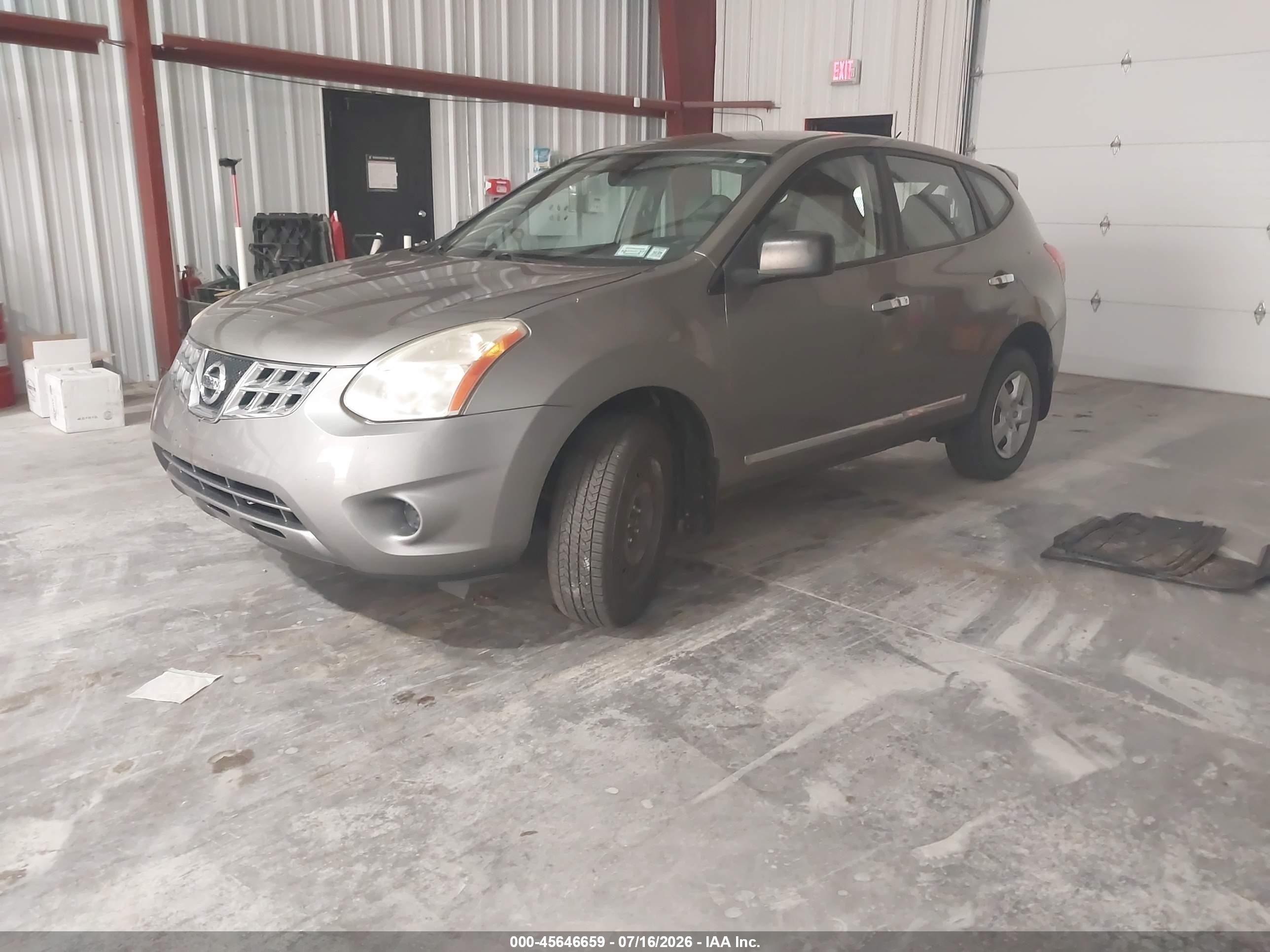 2011 Nissan Rogue S Gray vin: JN8AS5MV2BW686077