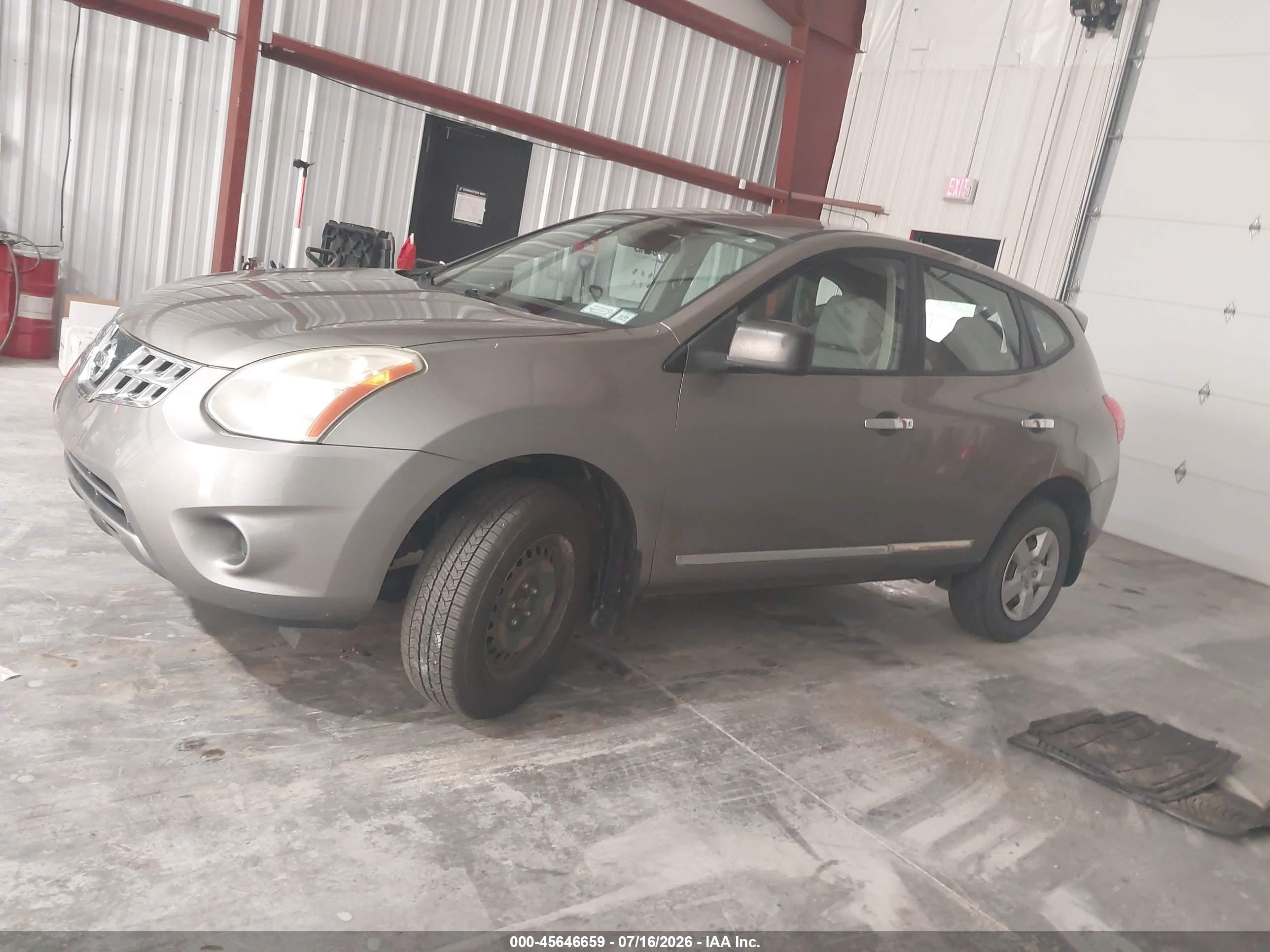 2011 Nissan Rogue S Gray vin: JN8AS5MV2BW686077