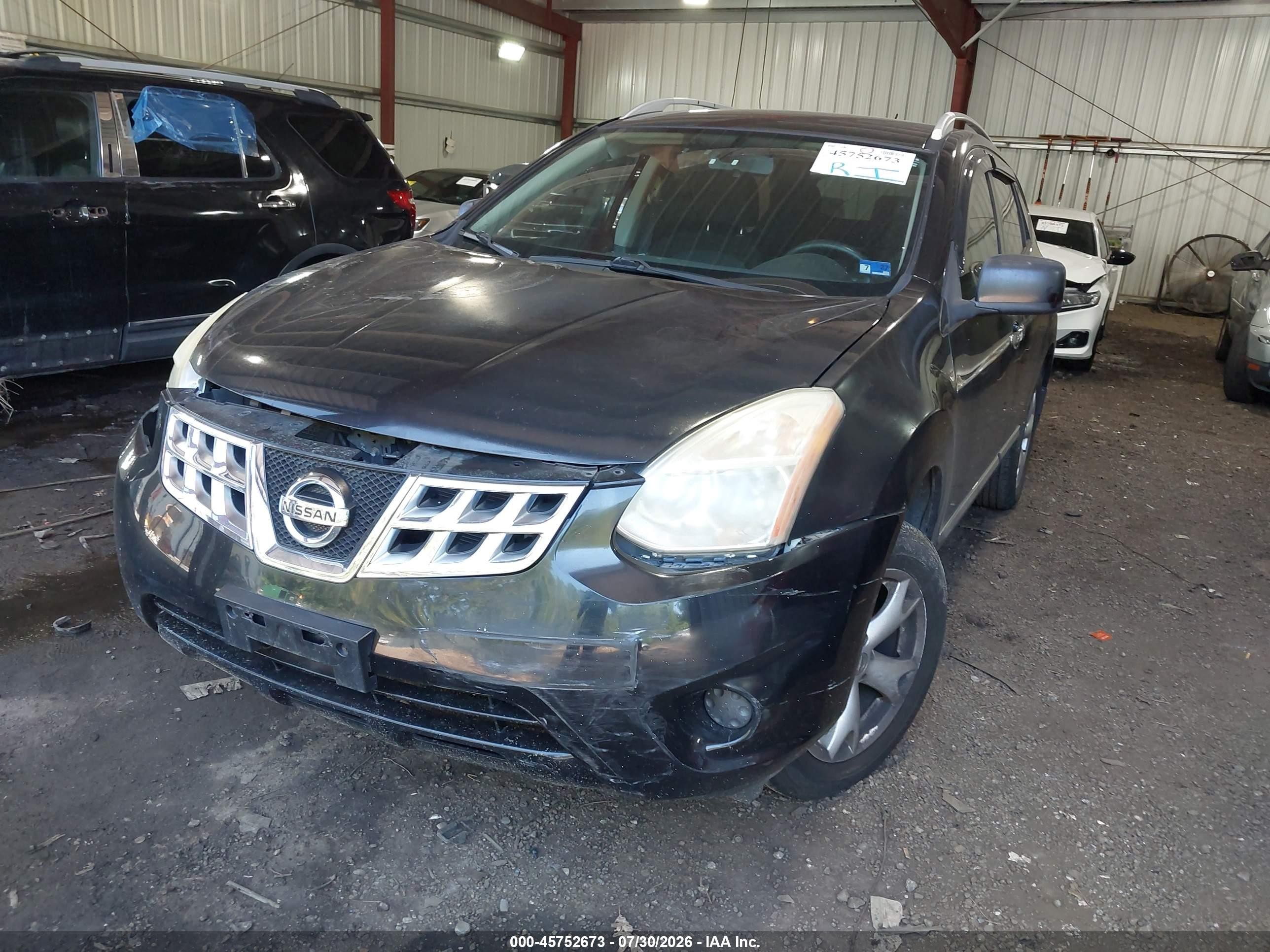 2011 Nissan Rogue Sv Black vin: JN8AS5MV2BW689352