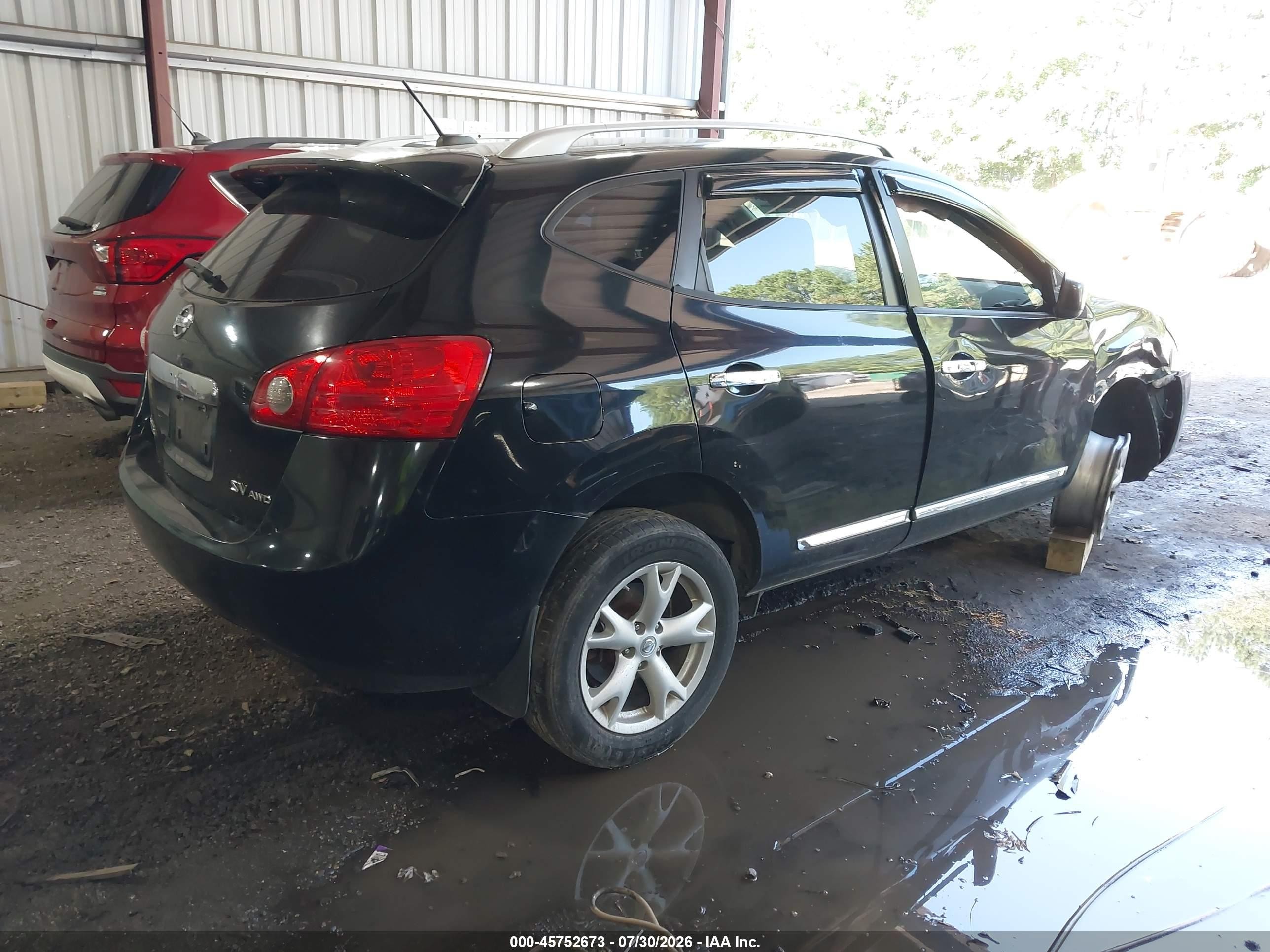 2011 Nissan Rogue Sv Black vin: JN8AS5MV2BW689352