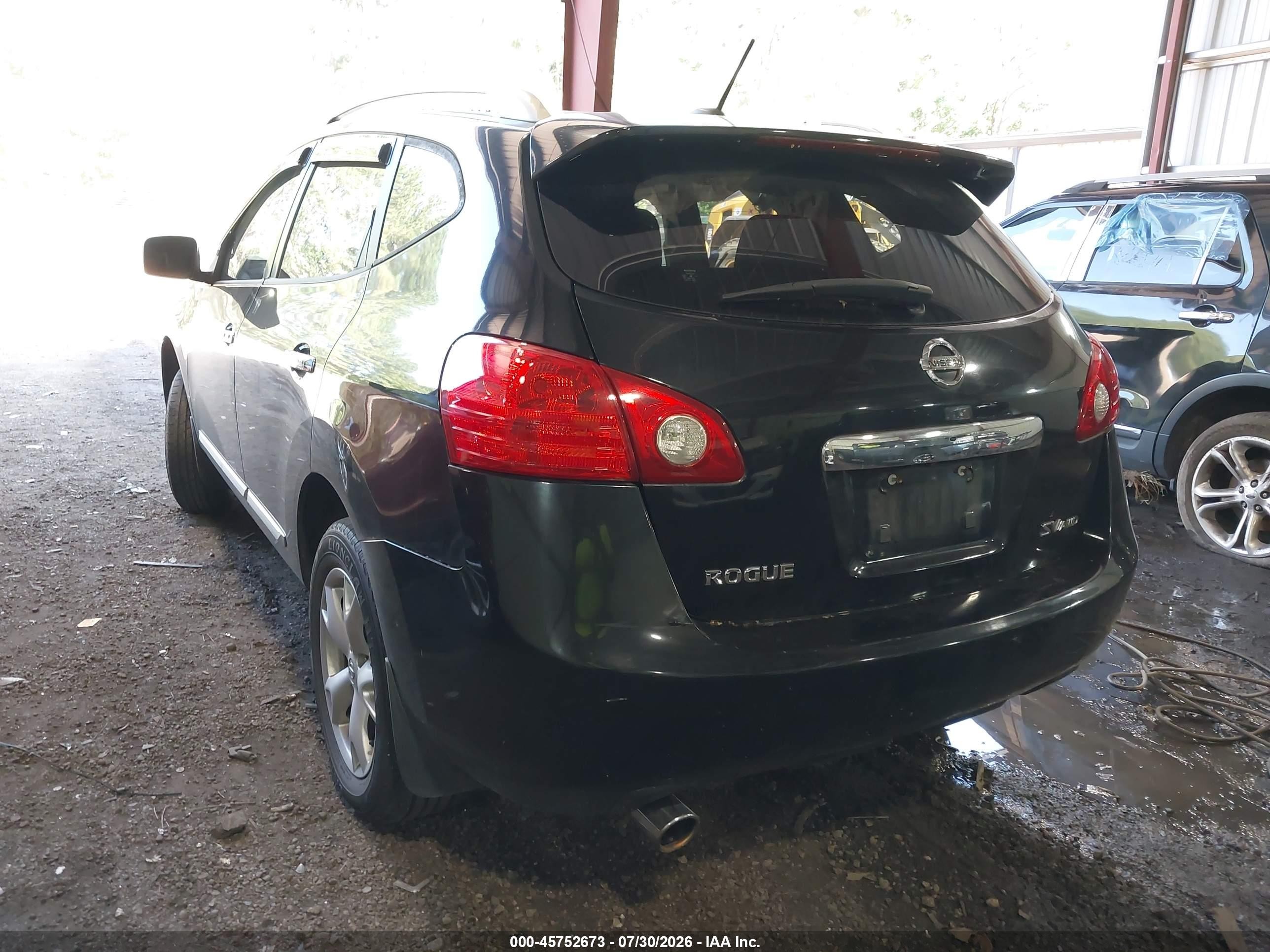 2011 Nissan Rogue Sv Black vin: JN8AS5MV2BW689352