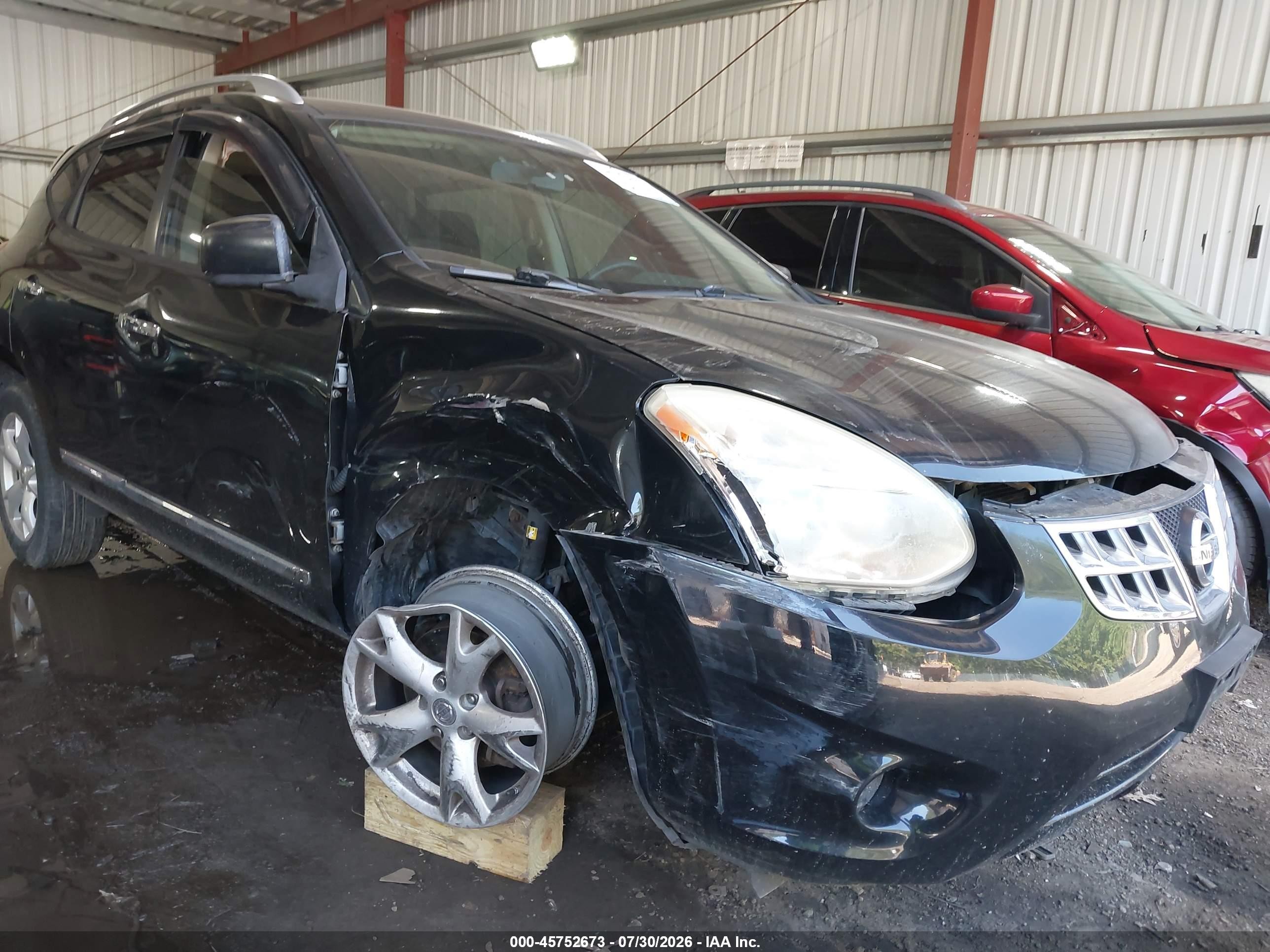 2011 Nissan Rogue Sv Black vin: JN8AS5MV2BW689352