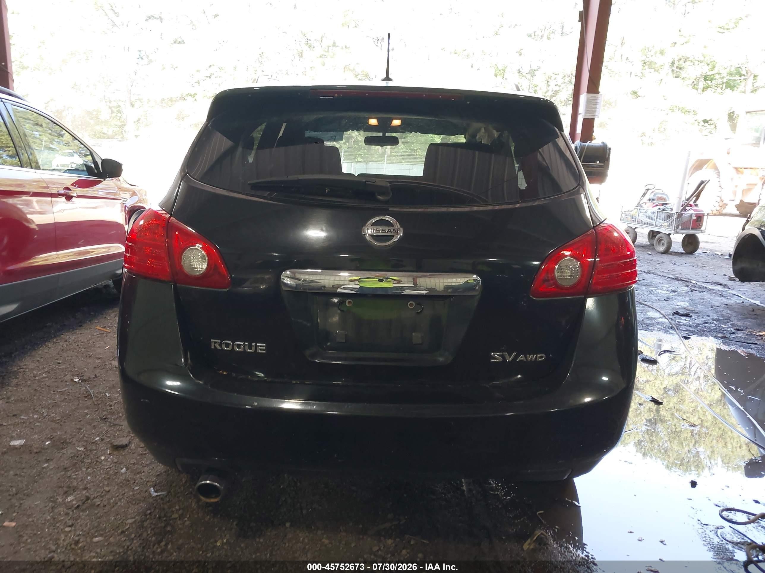 2011 Nissan Rogue Sv Black vin: JN8AS5MV2BW689352