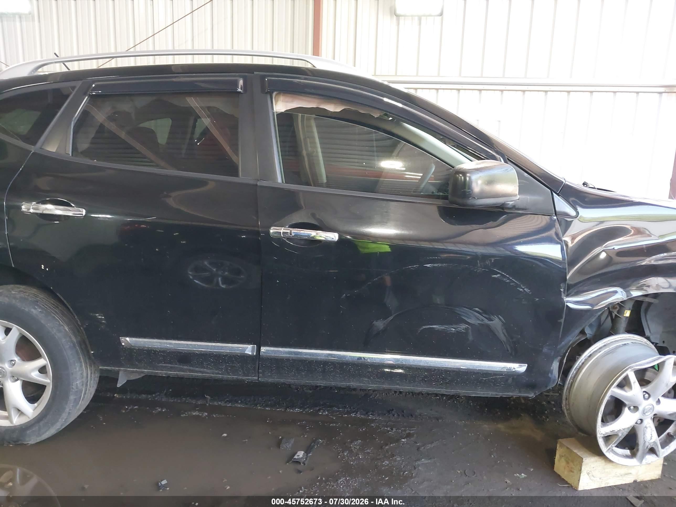 2011 Nissan Rogue Sv Black vin: JN8AS5MV2BW689352