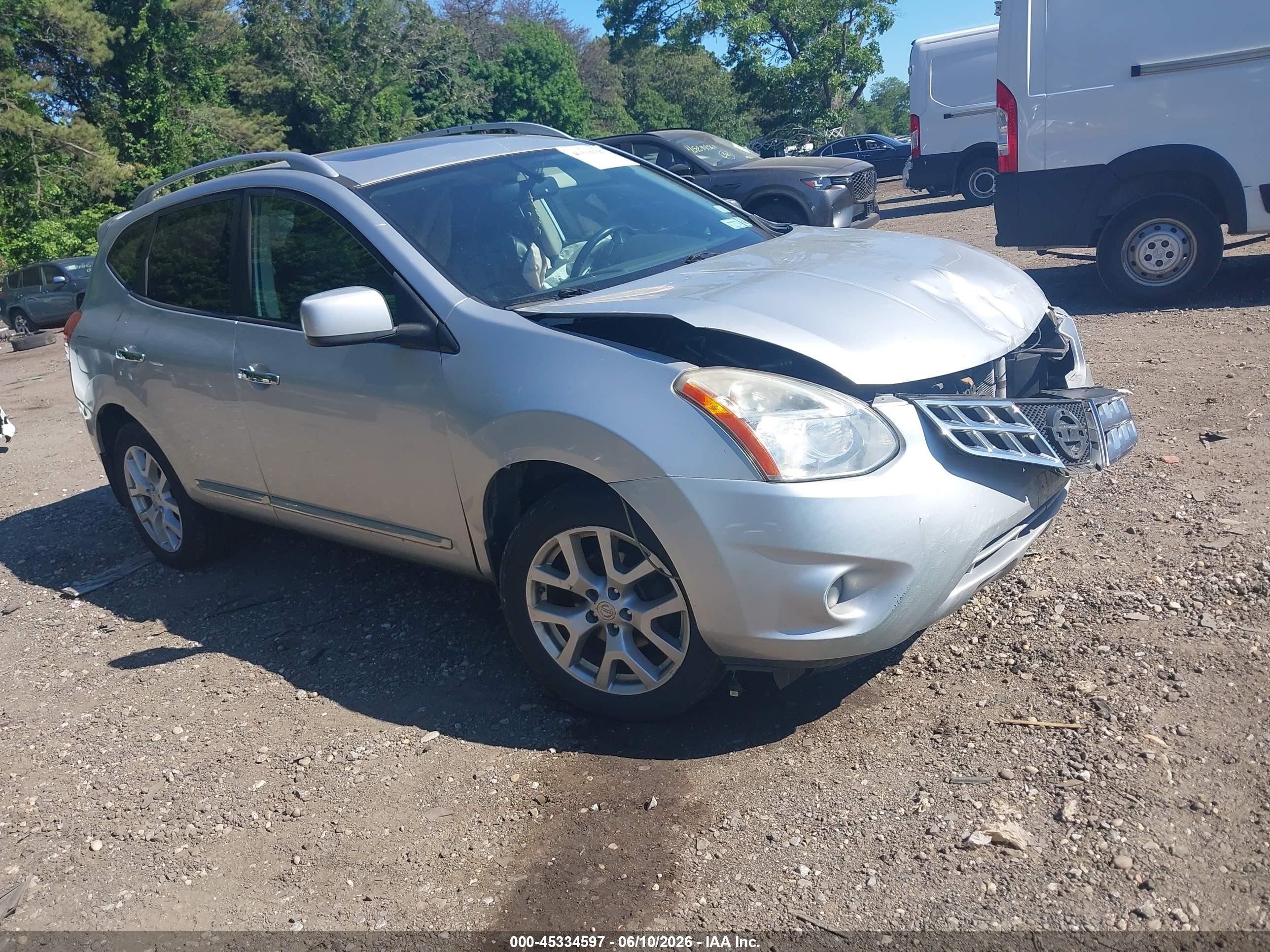 2011 Nissan Rogue Sv Silver vin: JN8AS5MV2BW689786