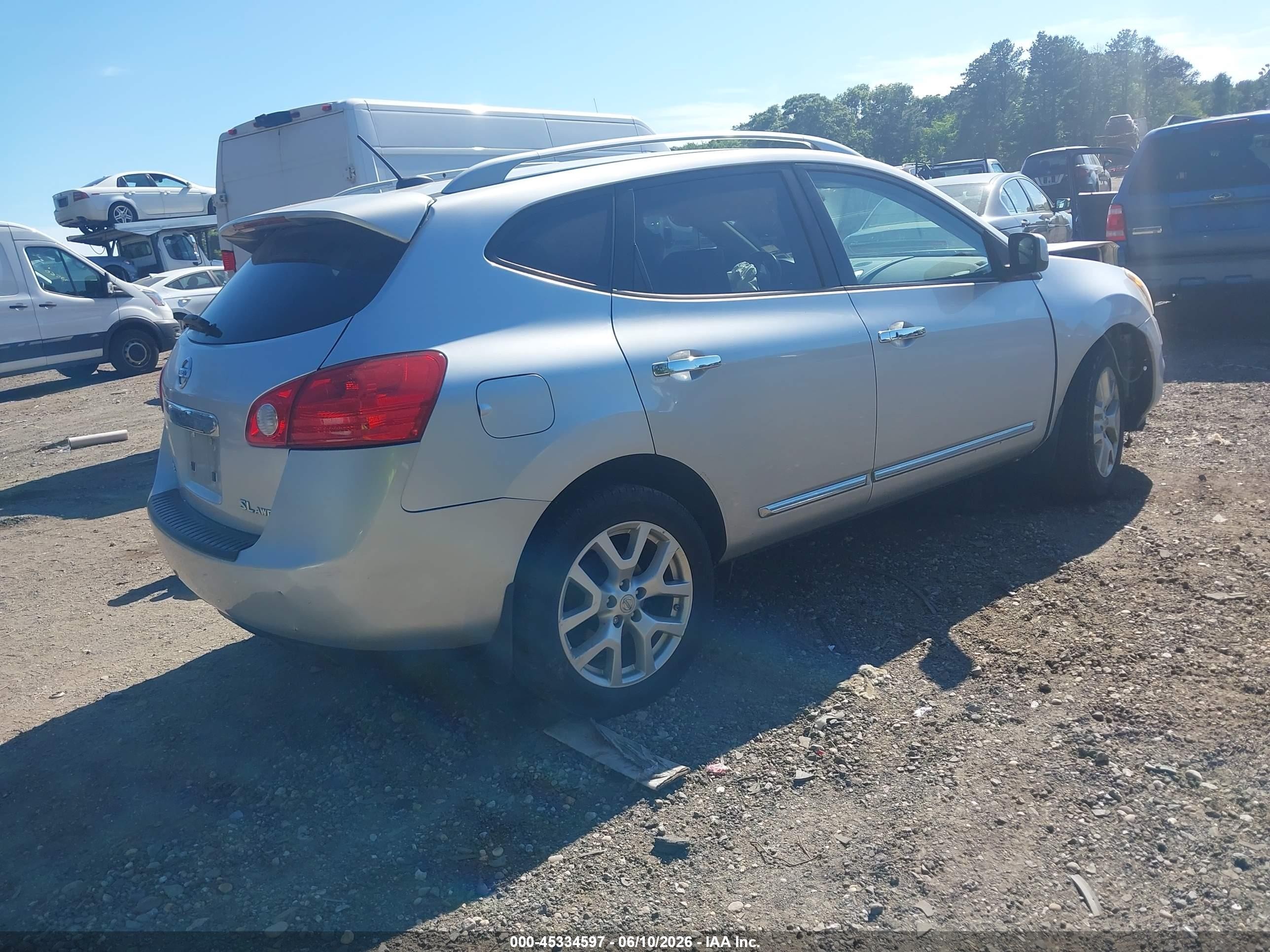 2011 Nissan Rogue Sv Silver vin: JN8AS5MV2BW689786