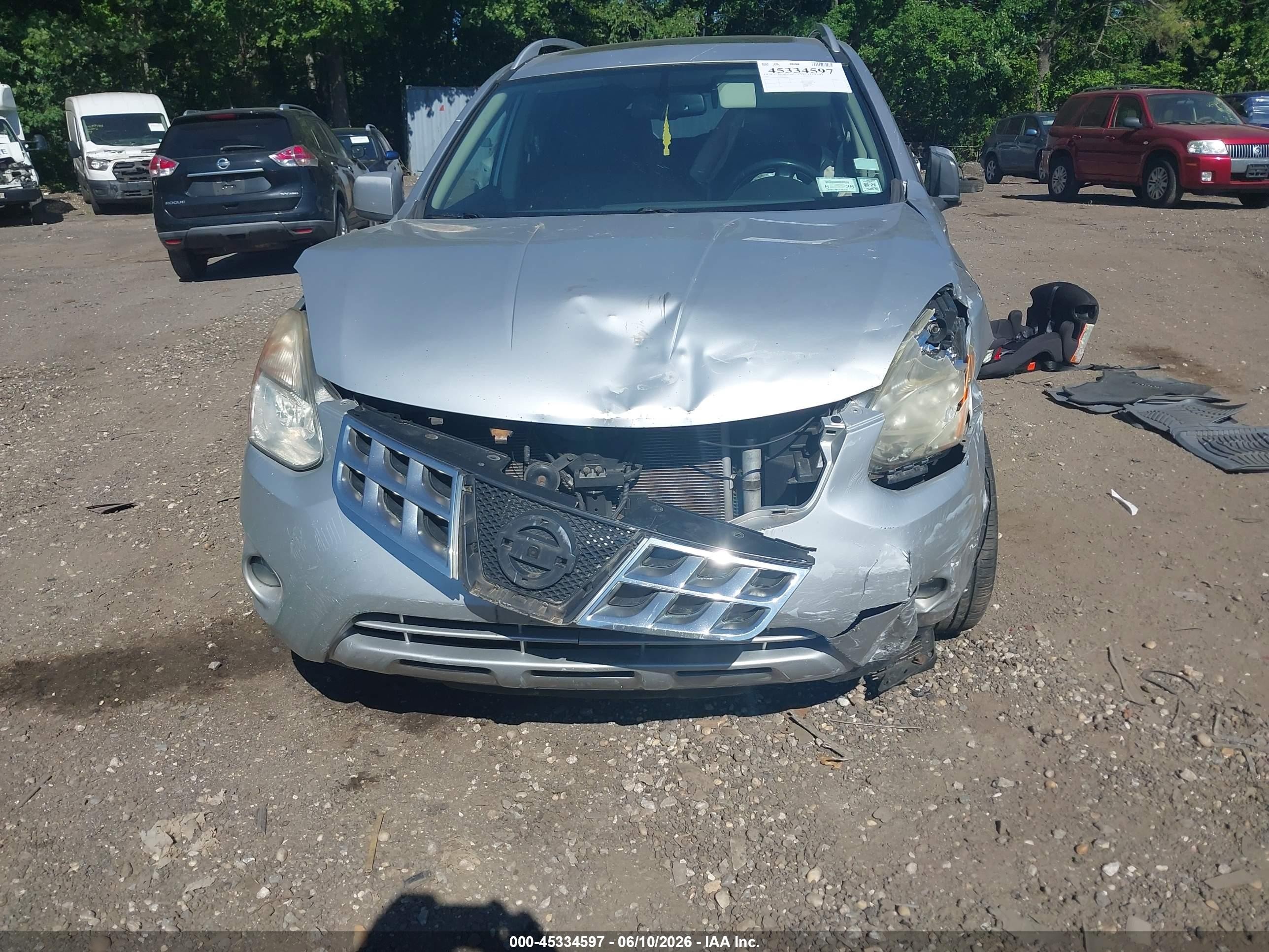 2011 Nissan Rogue Sv Silver vin: JN8AS5MV2BW689786