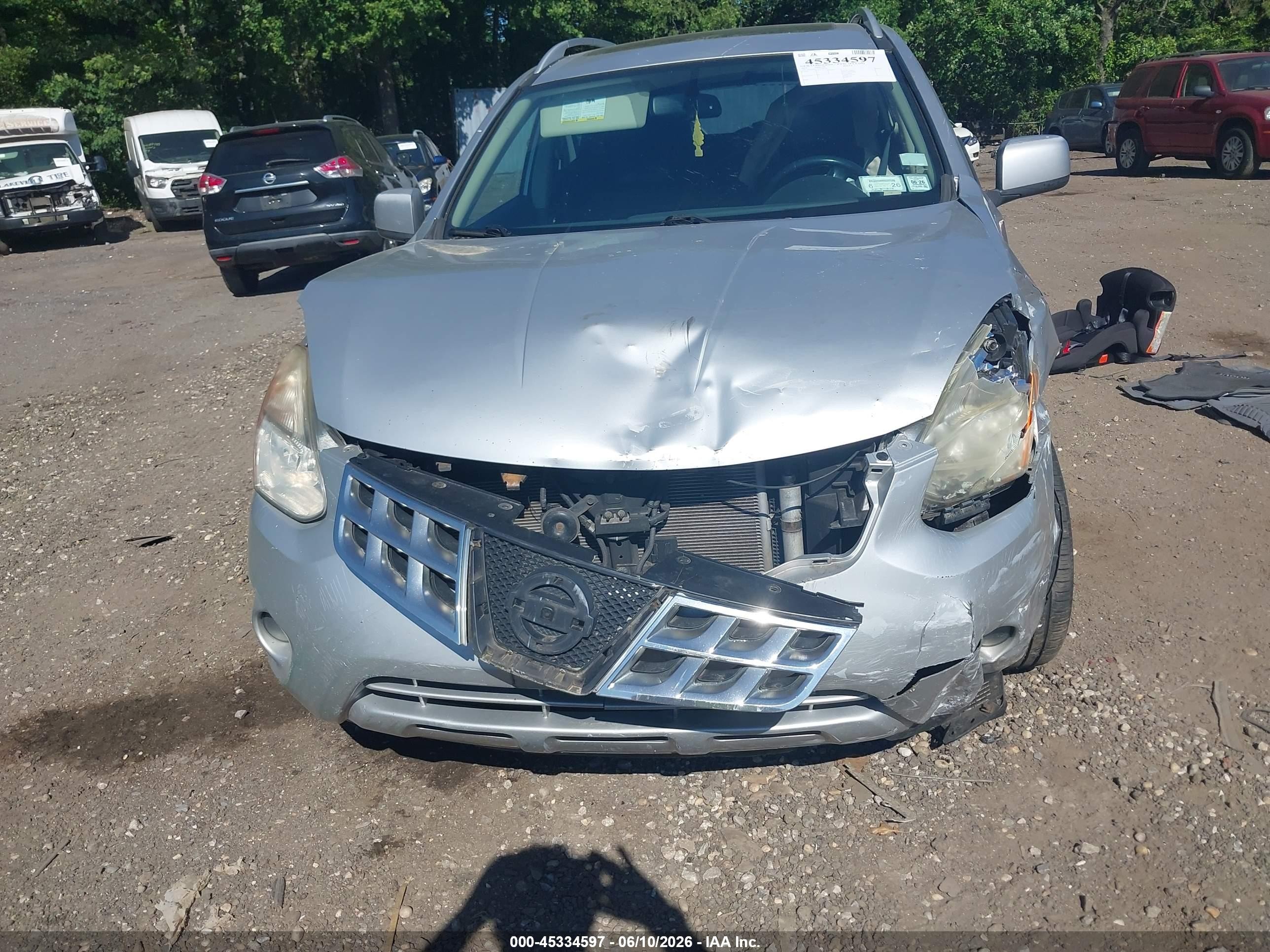 2011 Nissan Rogue Sv Silver vin: JN8AS5MV2BW689786