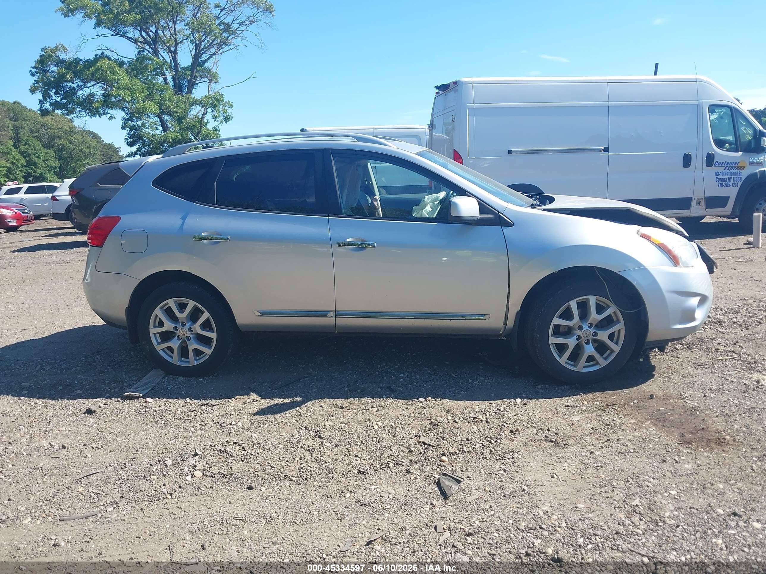 2011 Nissan Rogue Sv Silver vin: JN8AS5MV2BW689786