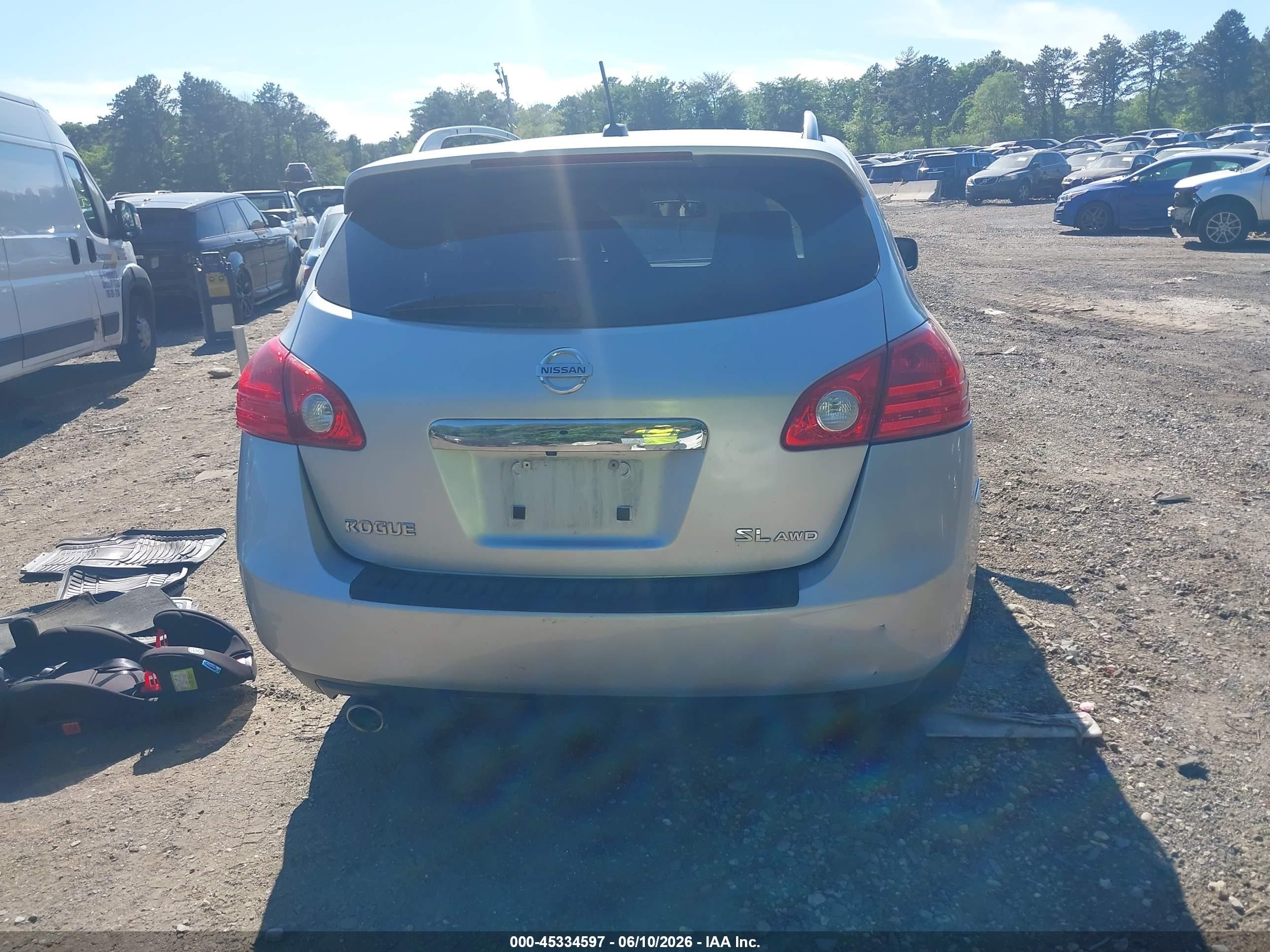 2011 Nissan Rogue Sv Silver vin: JN8AS5MV2BW689786